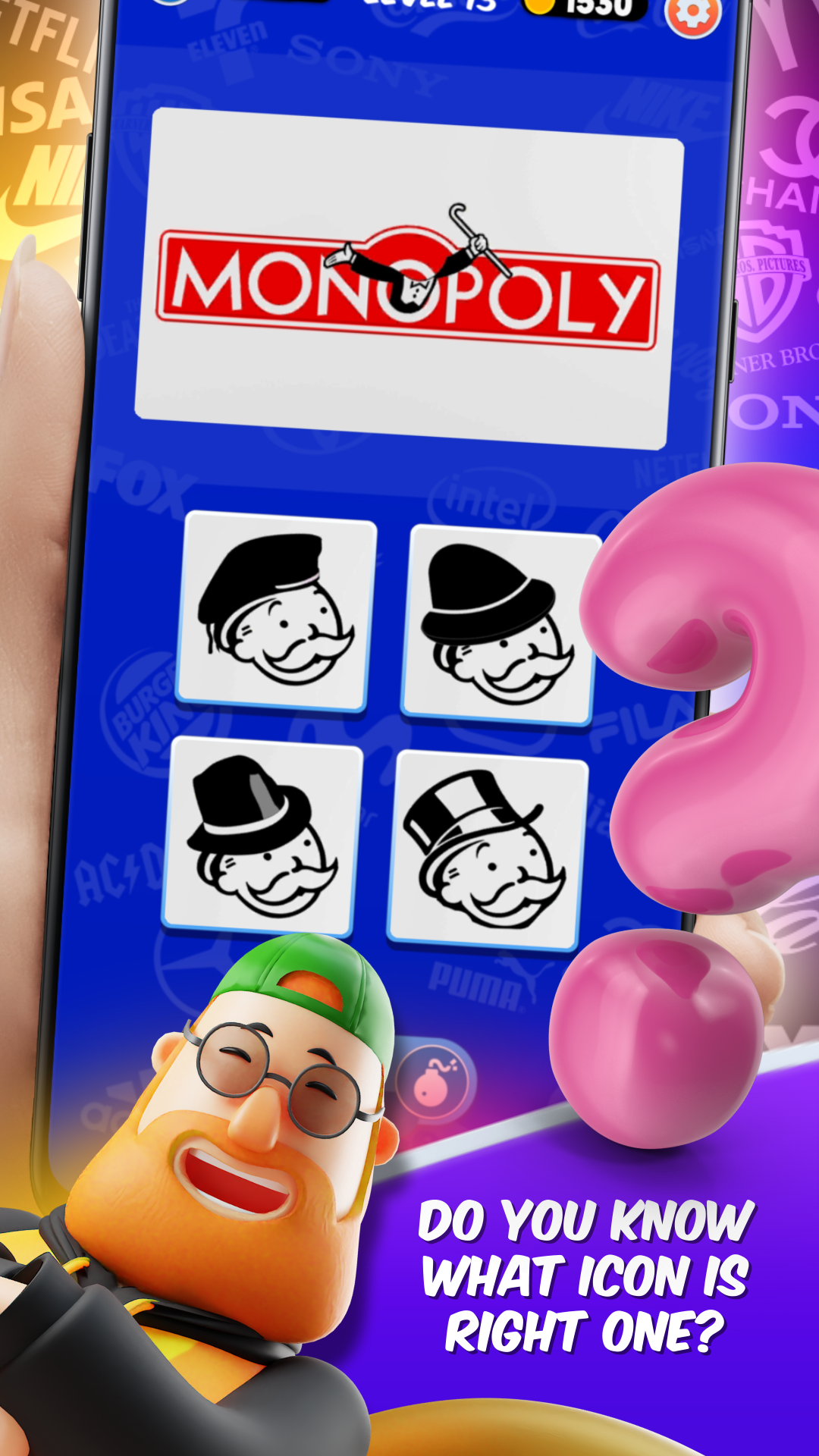 اسکرین شات 2 بازی Logomania: Logo Quiz Game