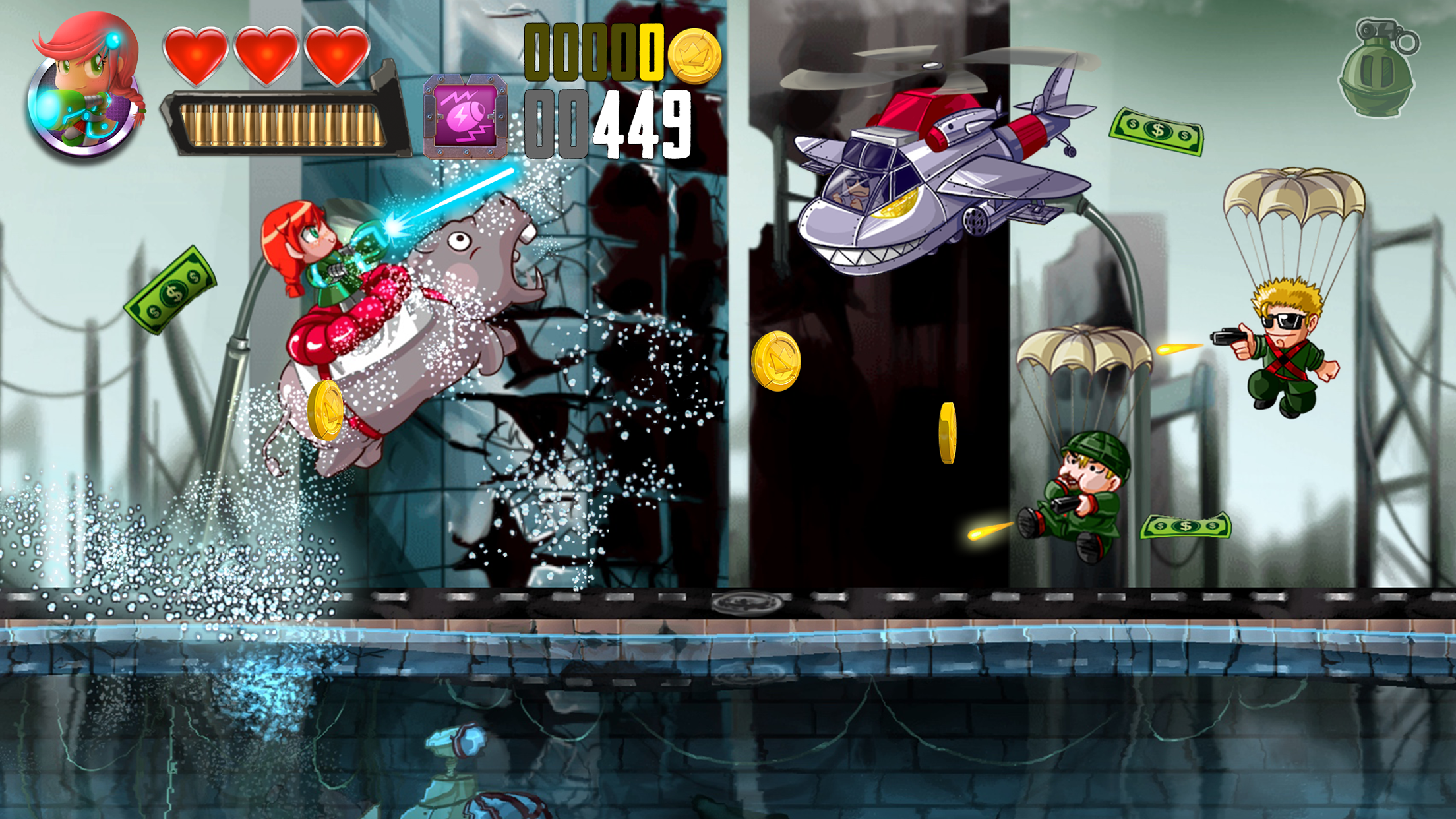 اسکرین شات 4 بازی Ramboat - Offline Action Game