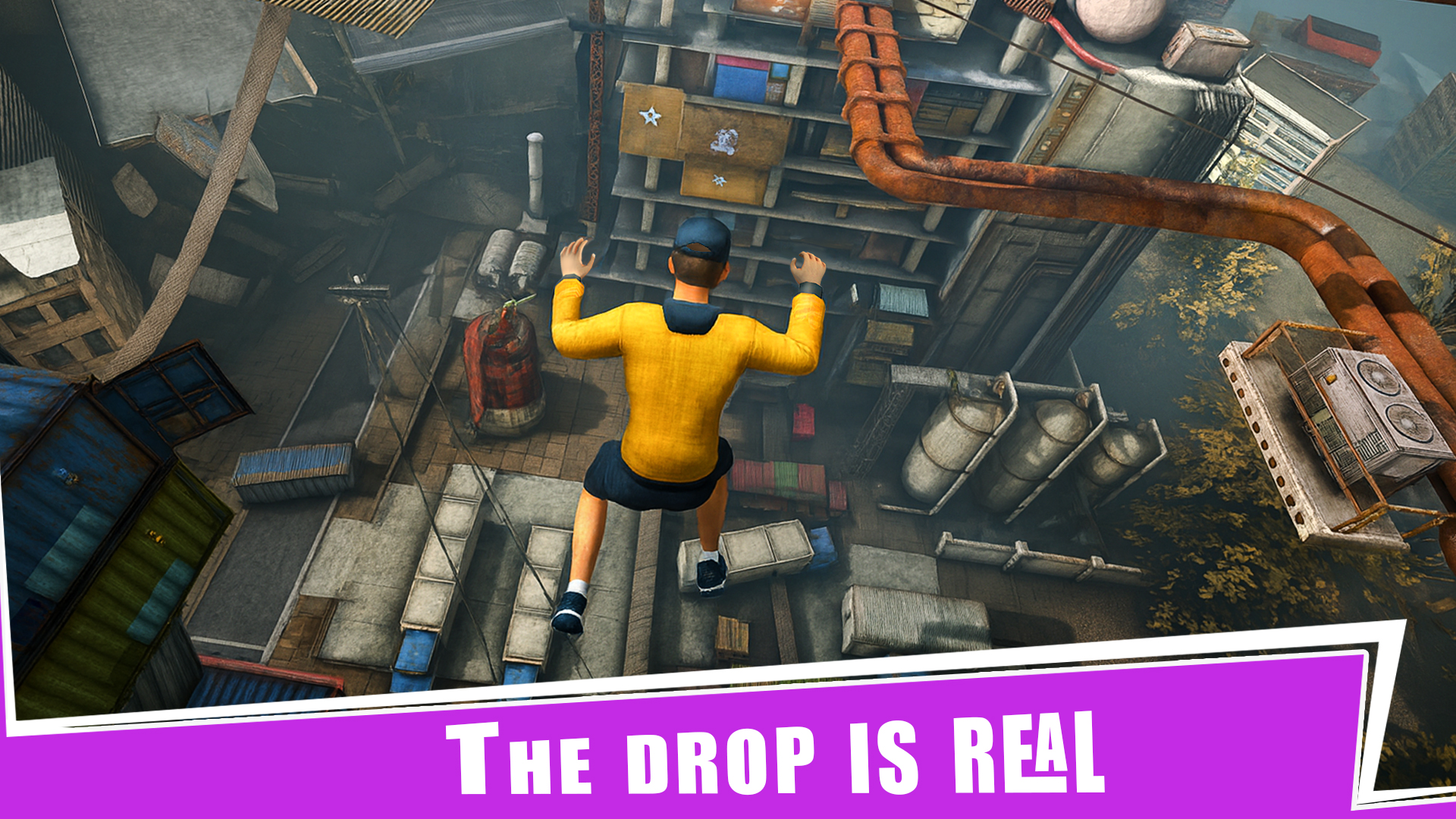 اسکرین شات 5 بازی Going Up Rooftop - Parkour 3D