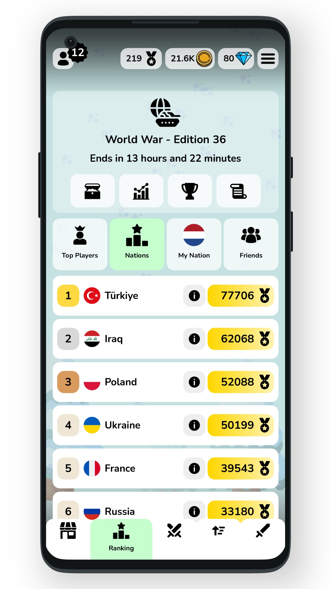 اسکرین شات 6 بازی Geofast: Battle of Nations