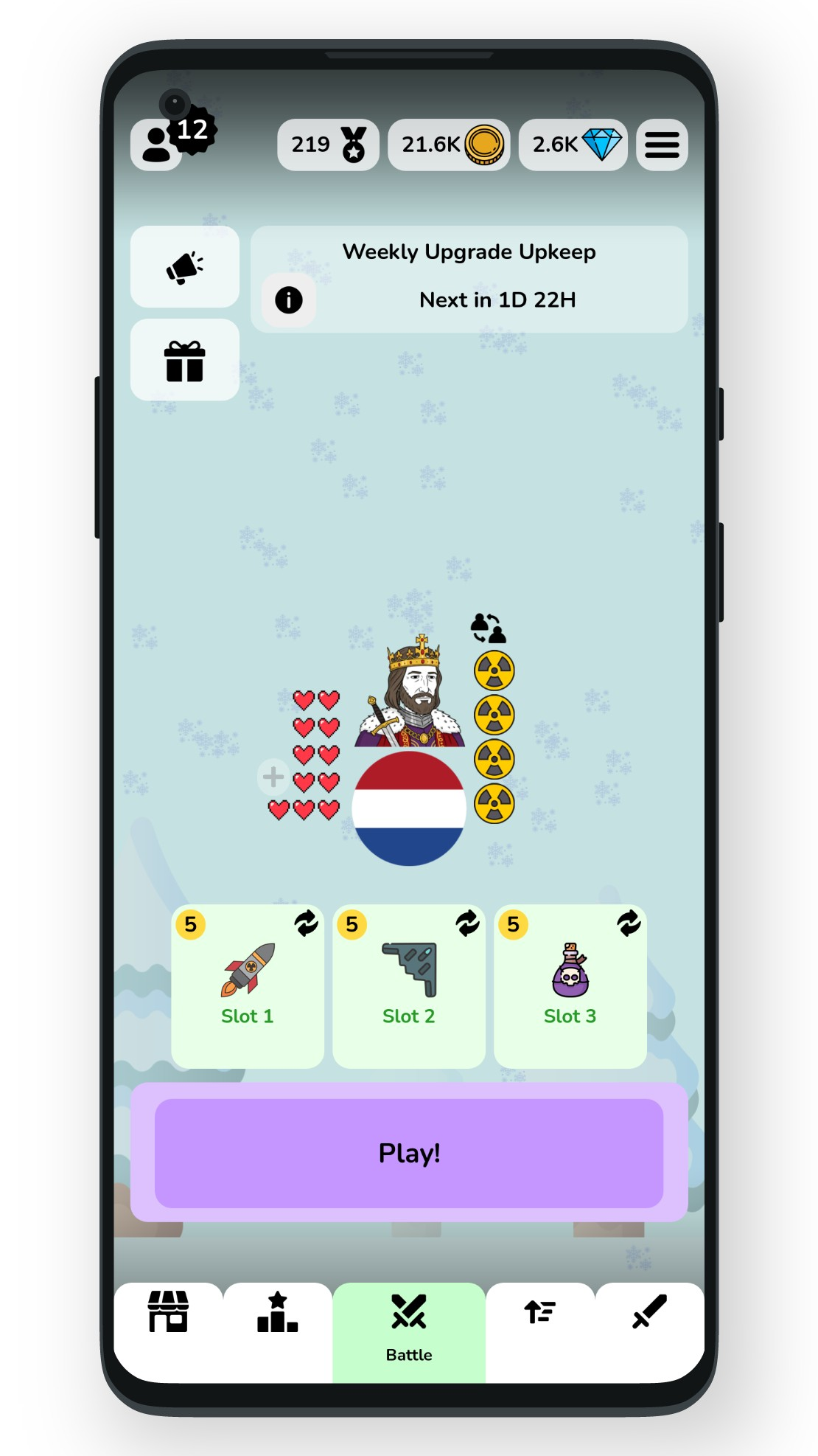 اسکرین شات 4 بازی Geofast: Battle of Nations