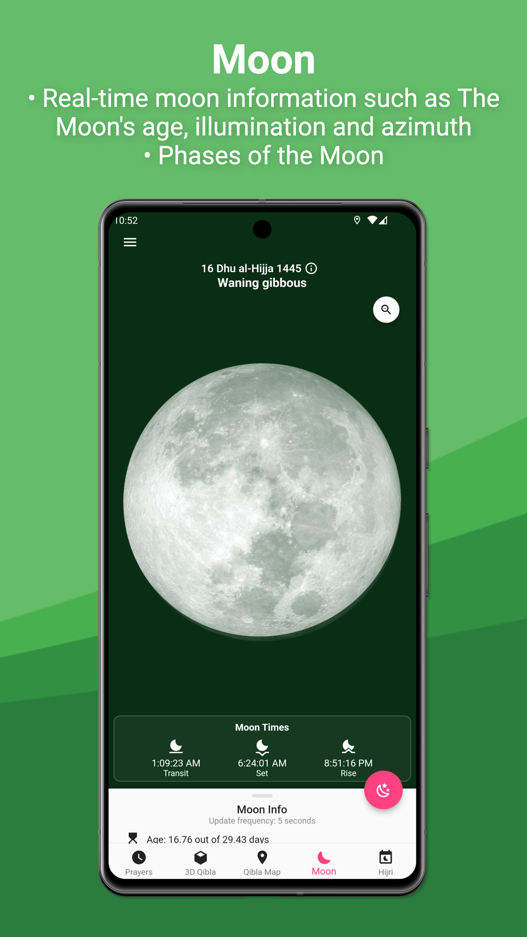 اسکرین شات 6 برنامه Miqat: Prayer Times, Qibla