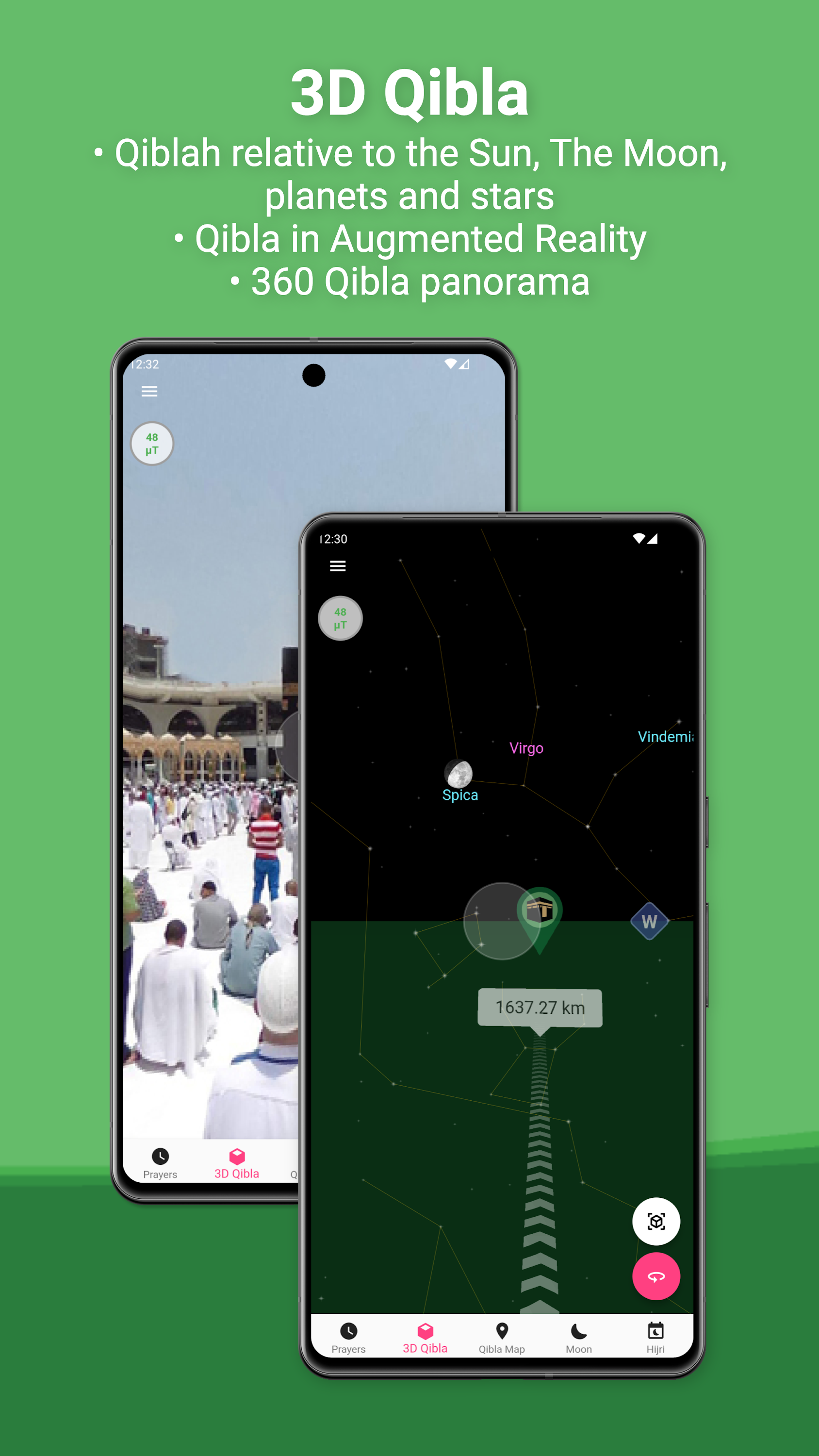 اسکرین شات 4 برنامه Miqat: Prayer Times, Qibla