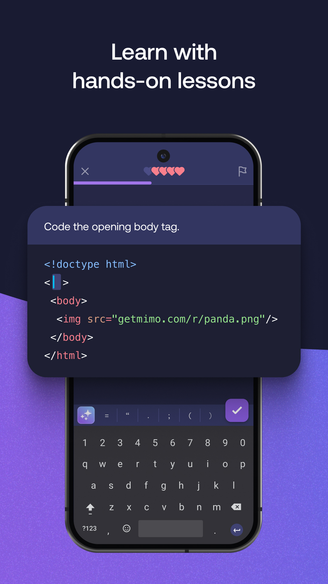 اسکرین شات 3 برنامه Learn Python Coding - Mimo