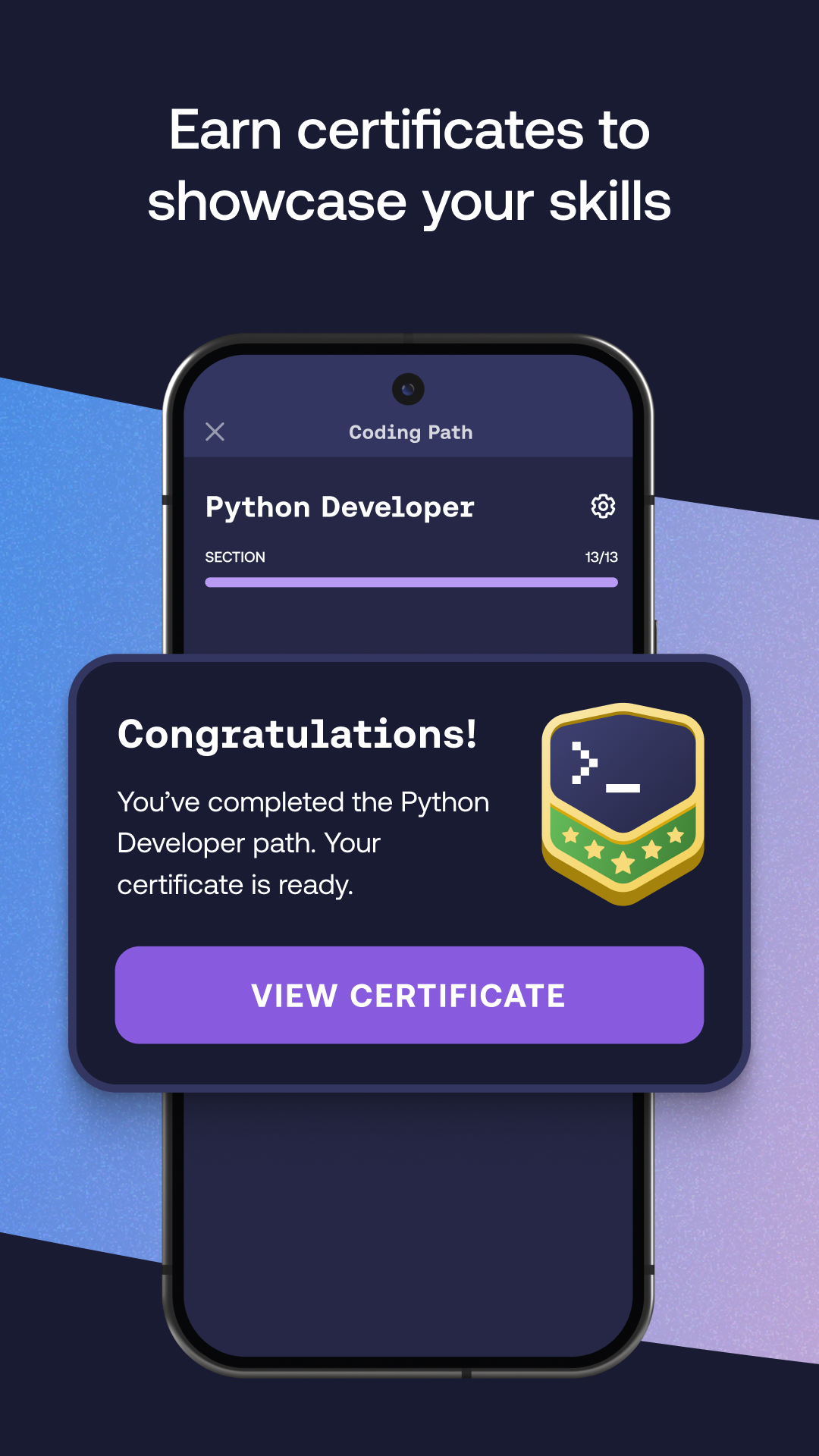 اسکرین شات 6 برنامه Learn Python Coding - Mimo
