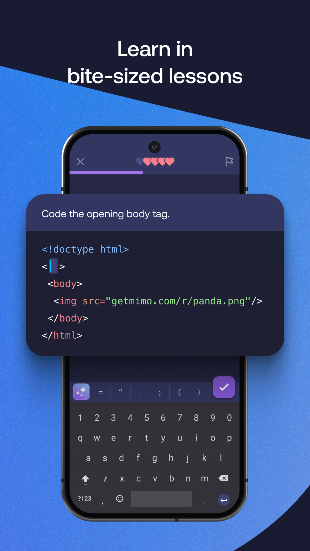 اسکرین شات 5 برنامه Mimo: Learn Python Coding