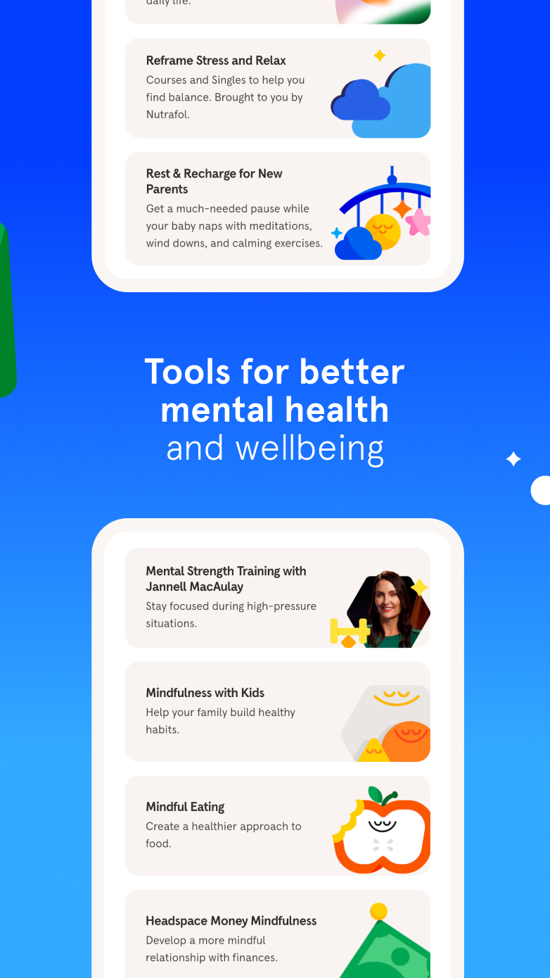 اسکرین شات 6 برنامه Headspace: Sleep & Meditation