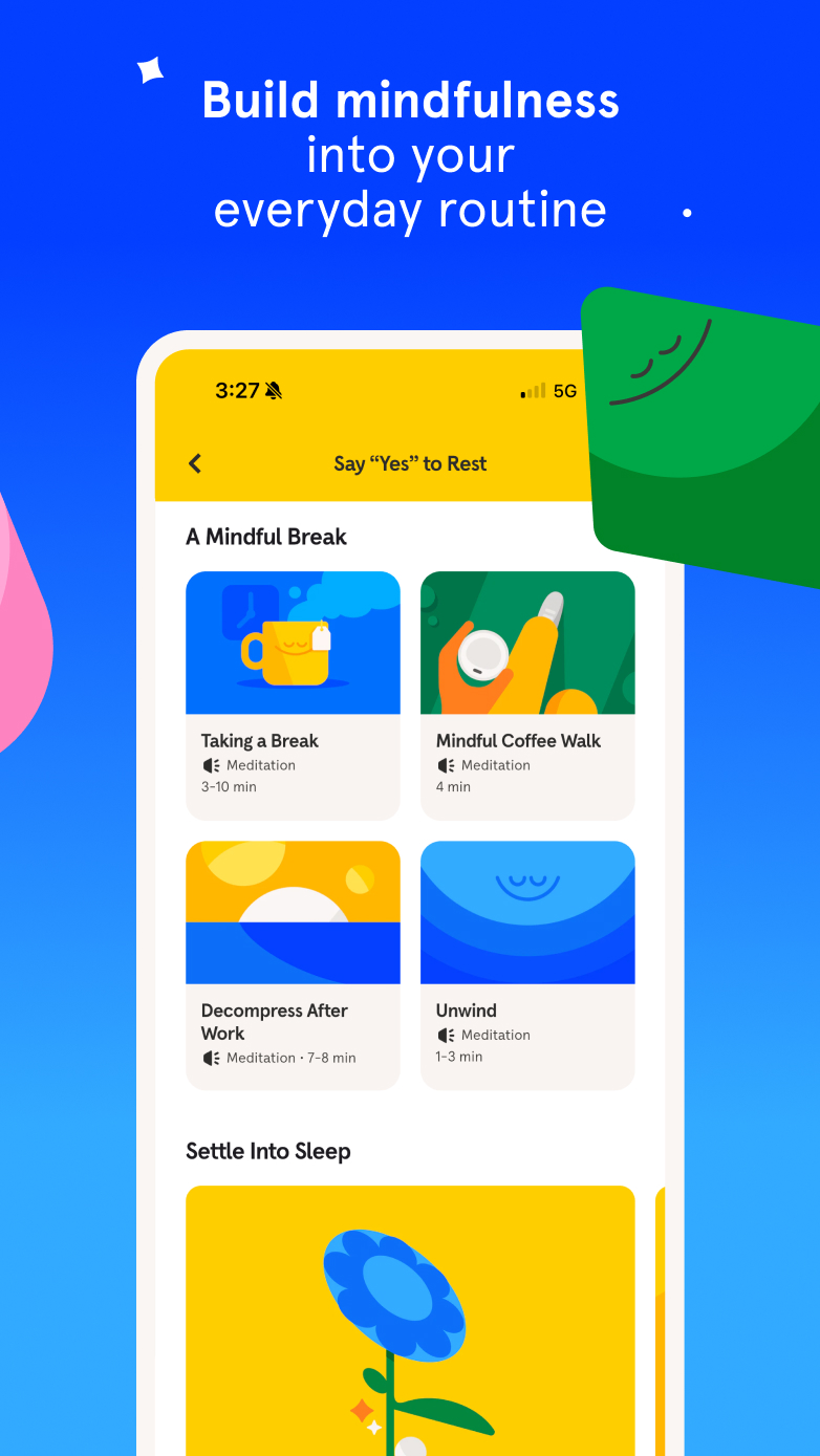 اسکرین شات 5 برنامه Headspace: Sleep & Meditation