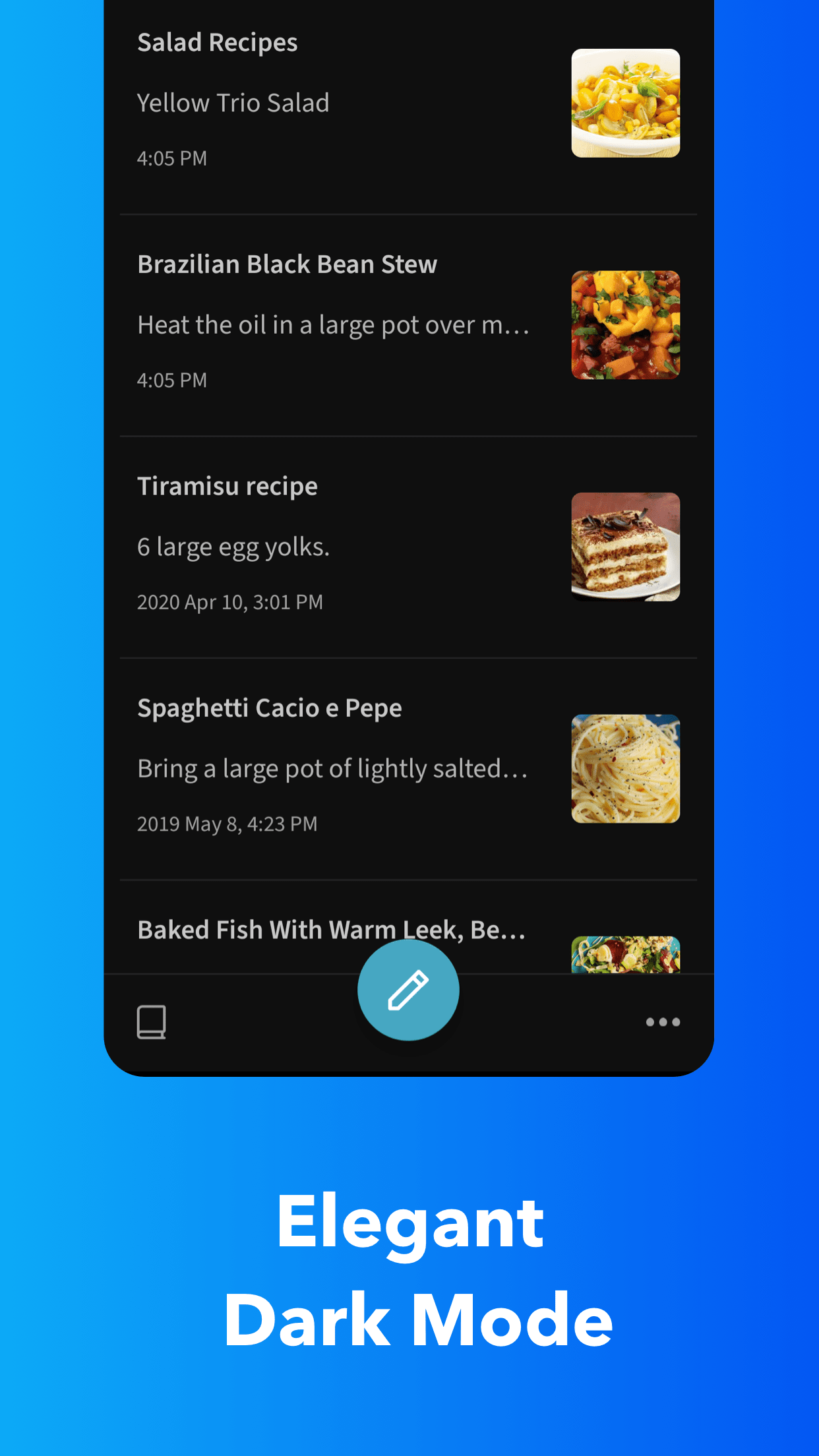 اسکرین شات 4 برنامه UpNote - notes, diary, journal