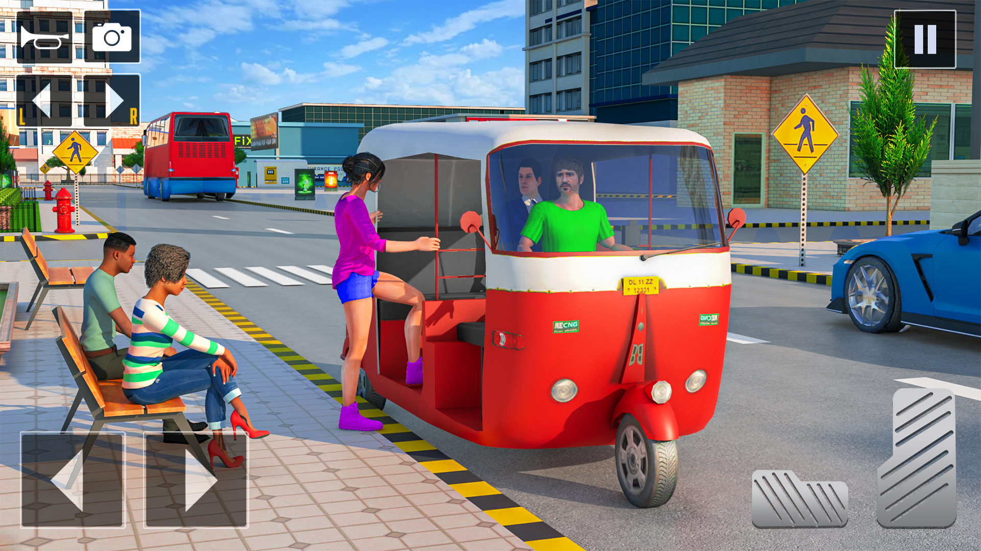 اسکرین شات 2 بازی Tuk Tuk Auto Rickshaw Game