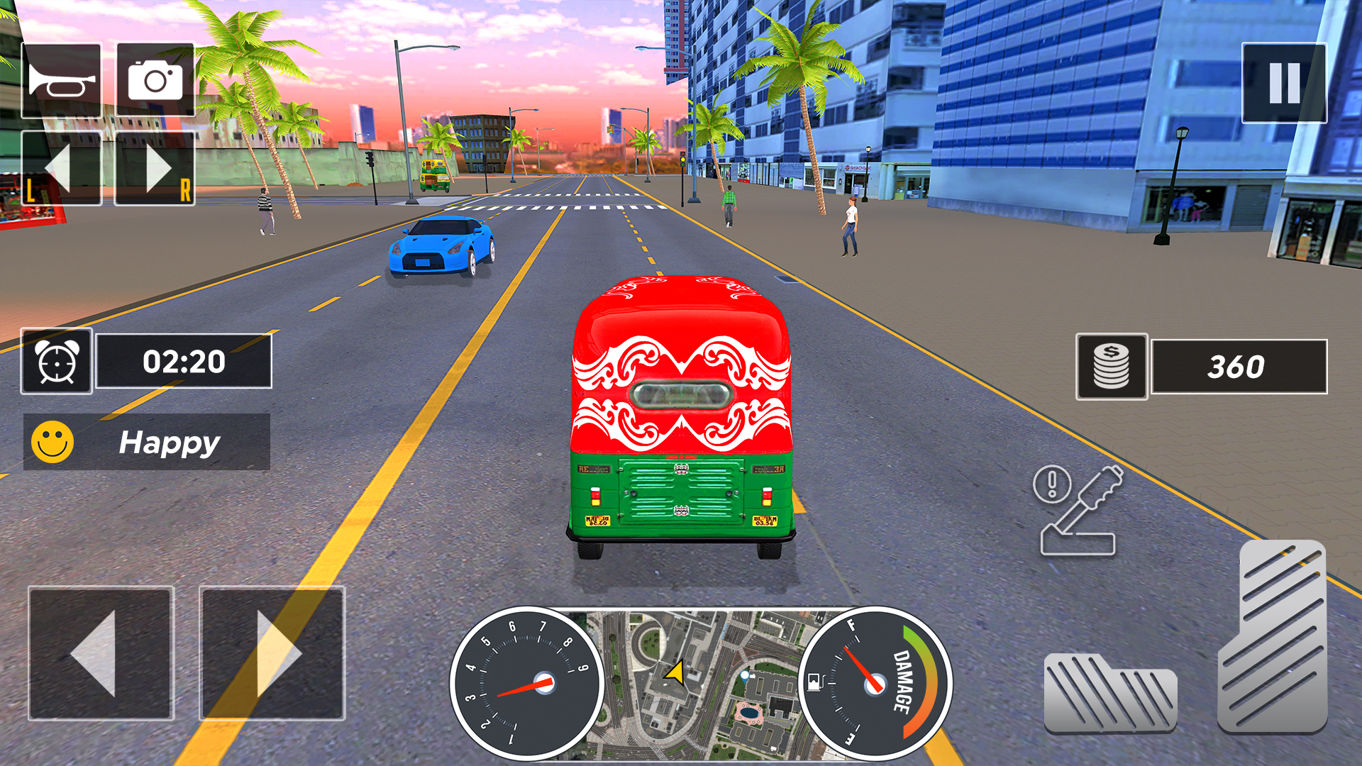 اسکرین شات 3 بازی Tuk Tuk Auto Rickshaw Game