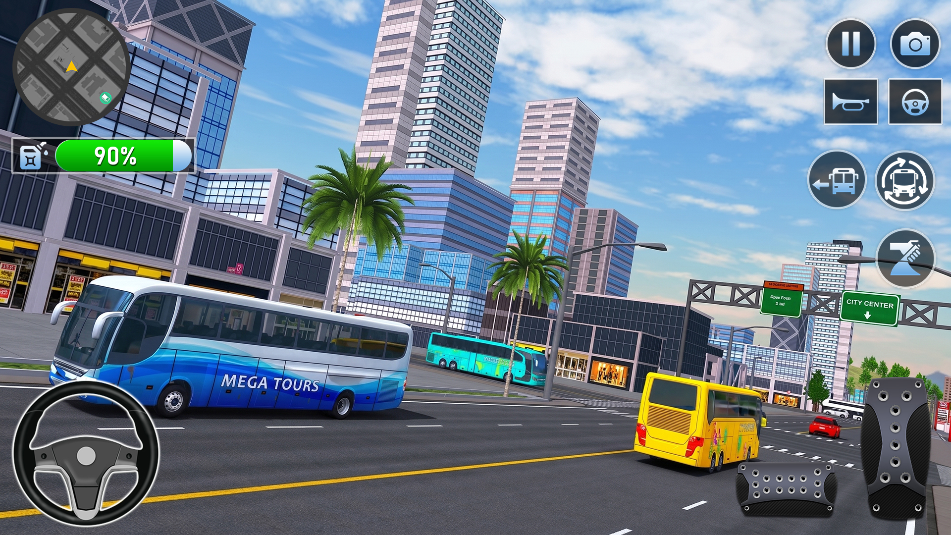 اسکرین شات 5 برنامه Bus Simulator : 3D Bus Games