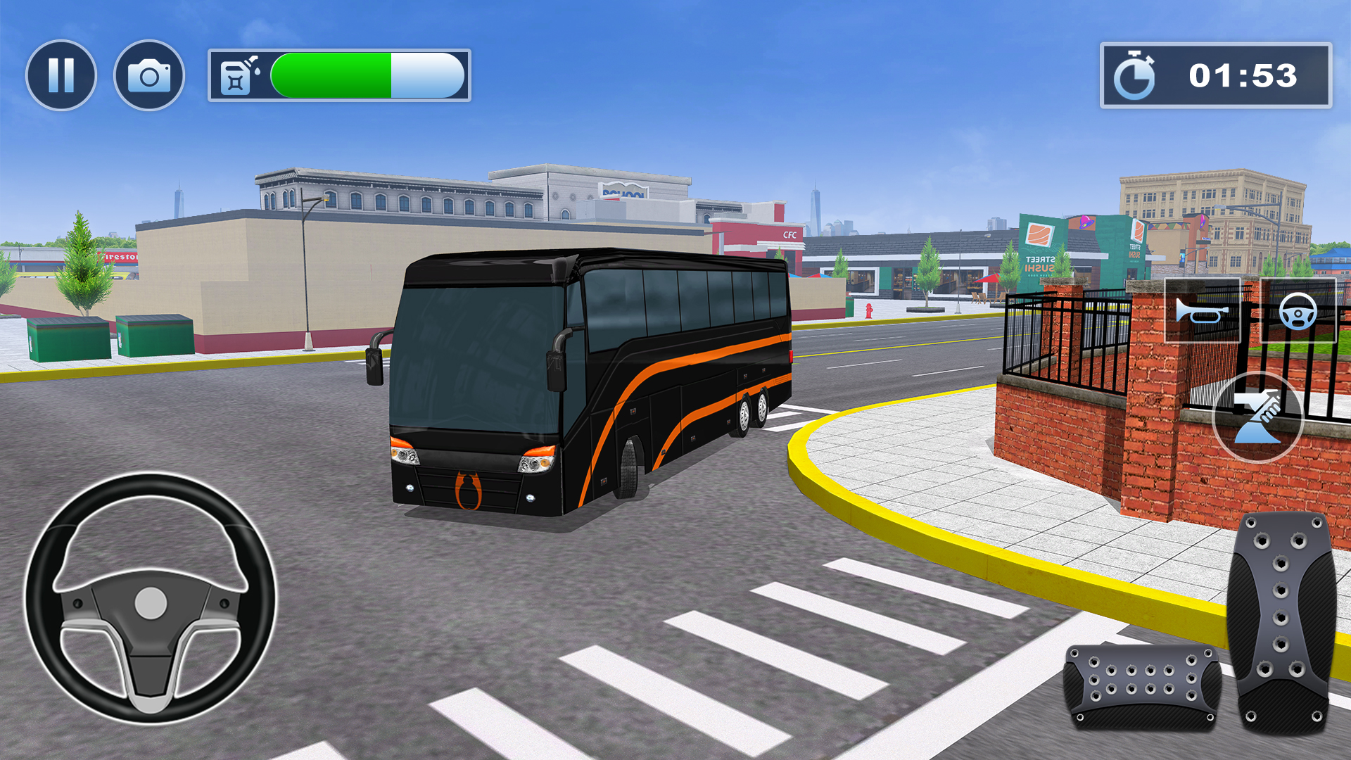 اسکرین شات 7 برنامه Bus Simulator : 3D Bus Games