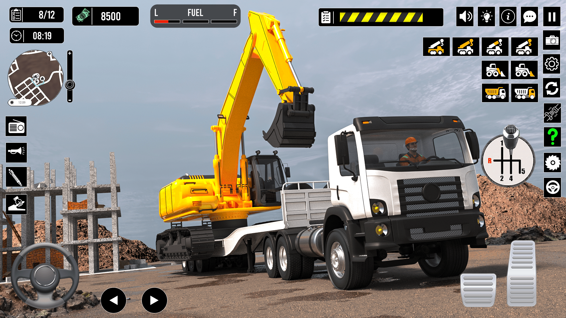 اسکرین شات 4 برنامه Construction Game: Truck Games