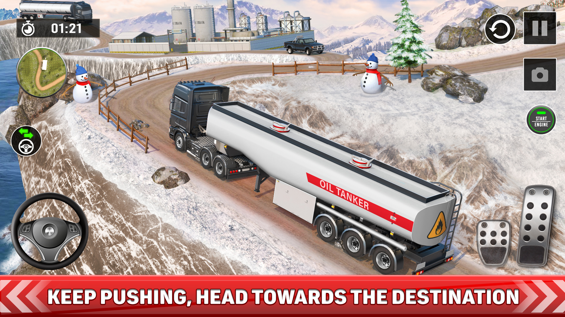 اسکرین شات 2 بازی Oil Truck Games: Driving Games