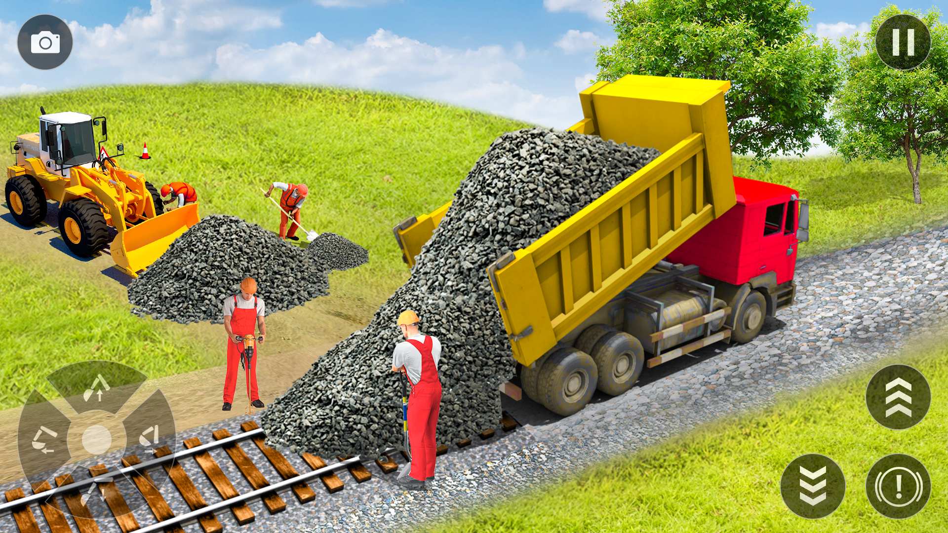 اسکرین شات 1 برنامه JCB Wala Game | Train Station