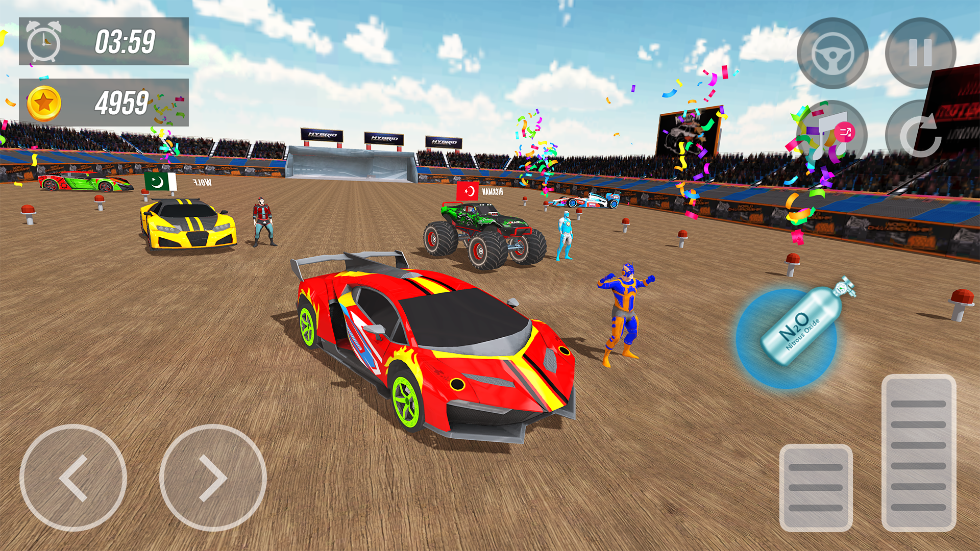 اسکرین شات 2 برنامه Superhero Car: Mega Ramp Games
