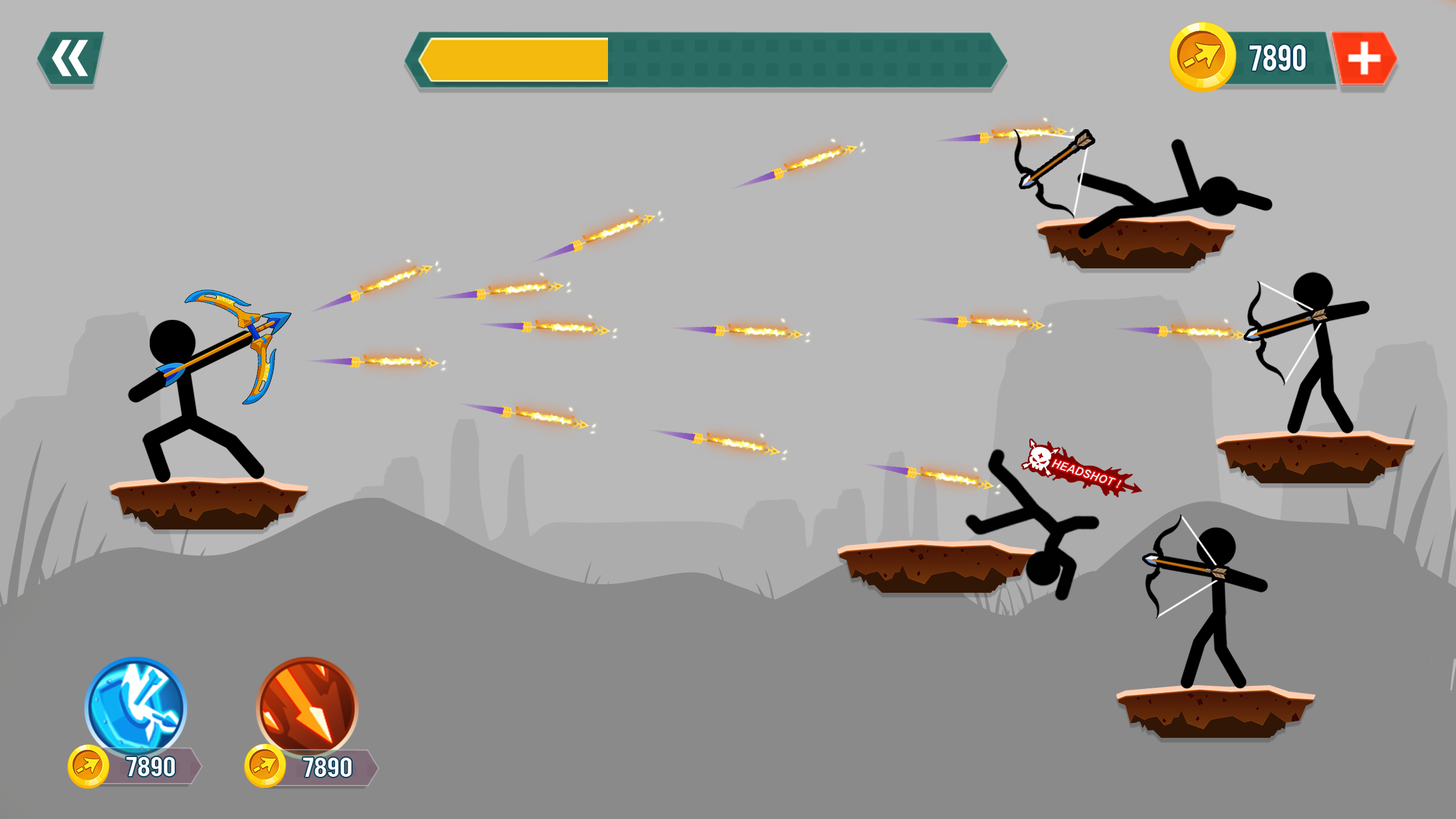 اسکرین شات 1 بازی Stickman Archer: Stick Bow War
