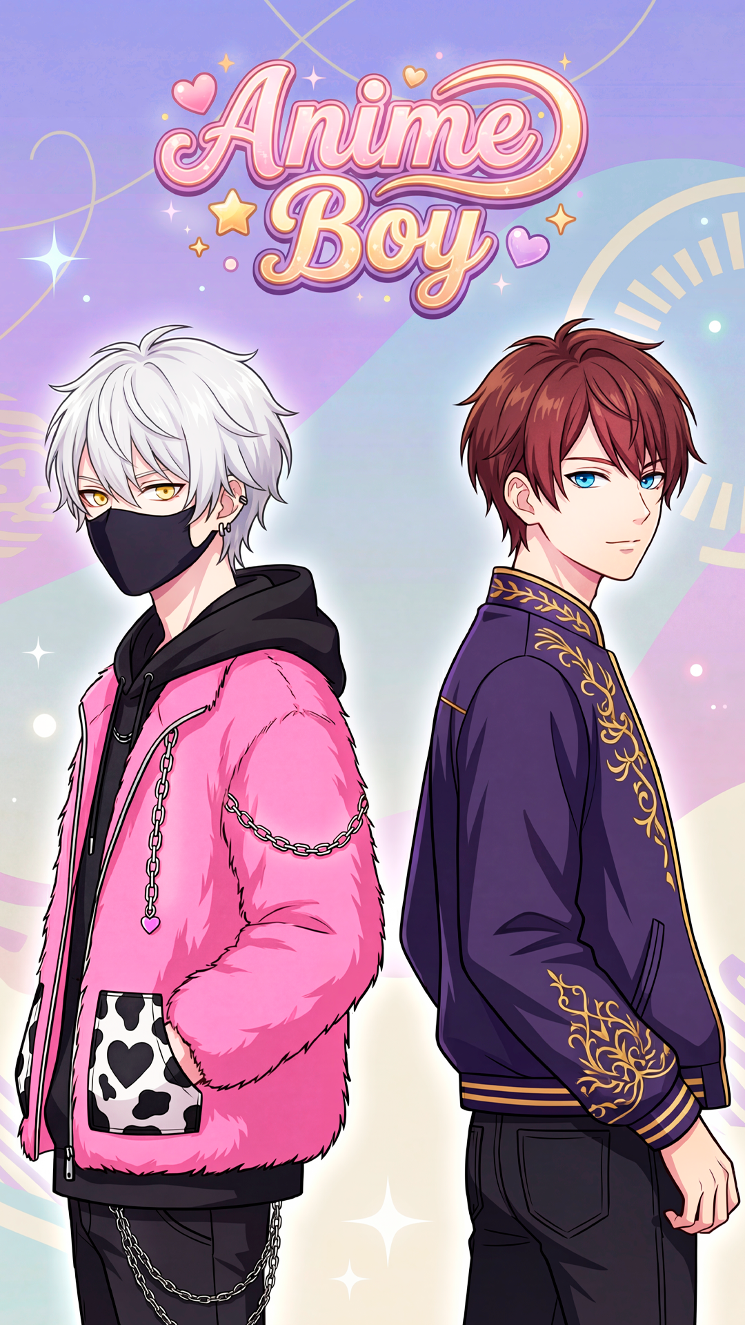 اسکرین شات 1 بازی Anime Boy Dress Up Games