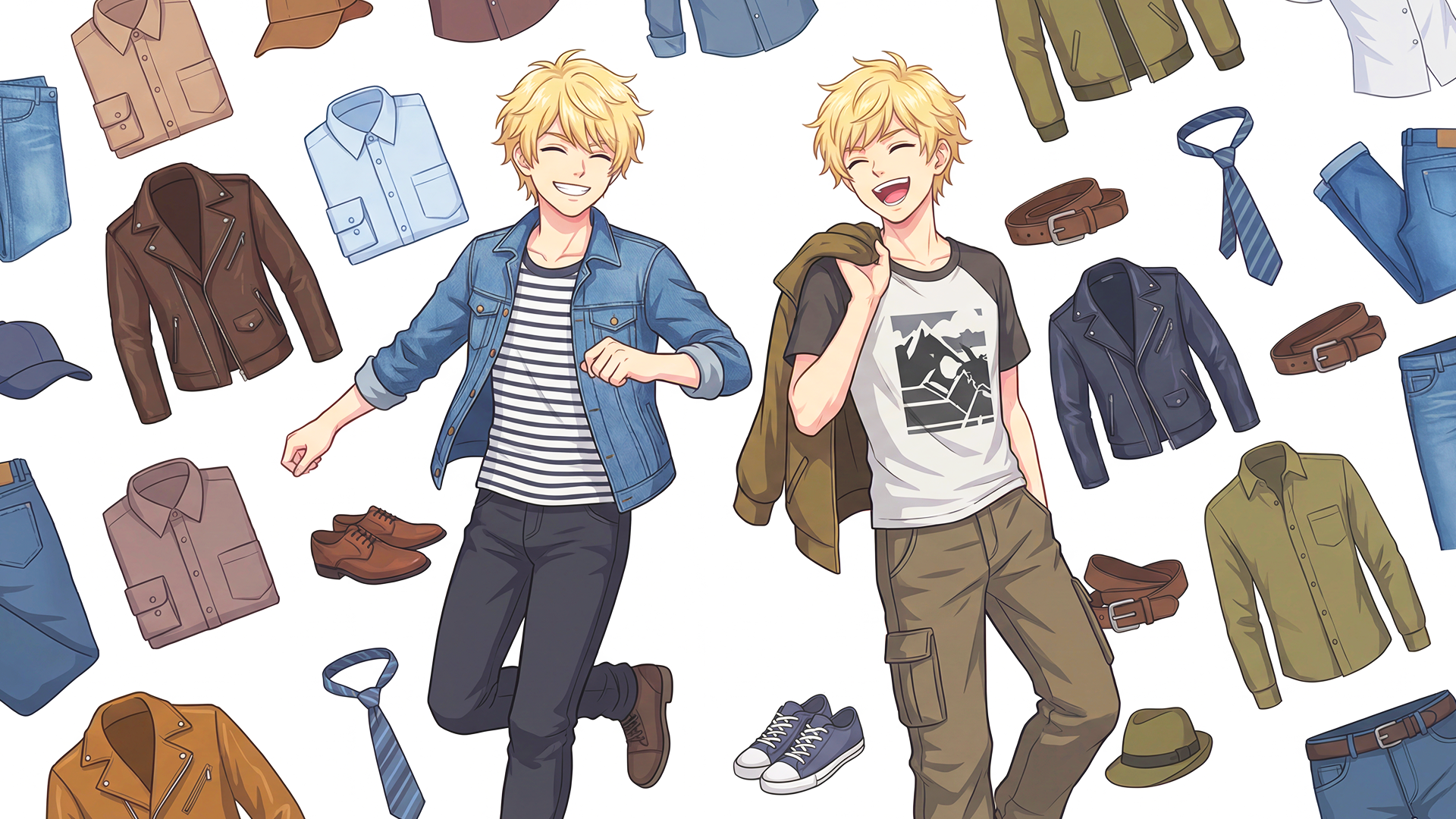 اسکرین شات 2 بازی Anime Boy Dress Up Games