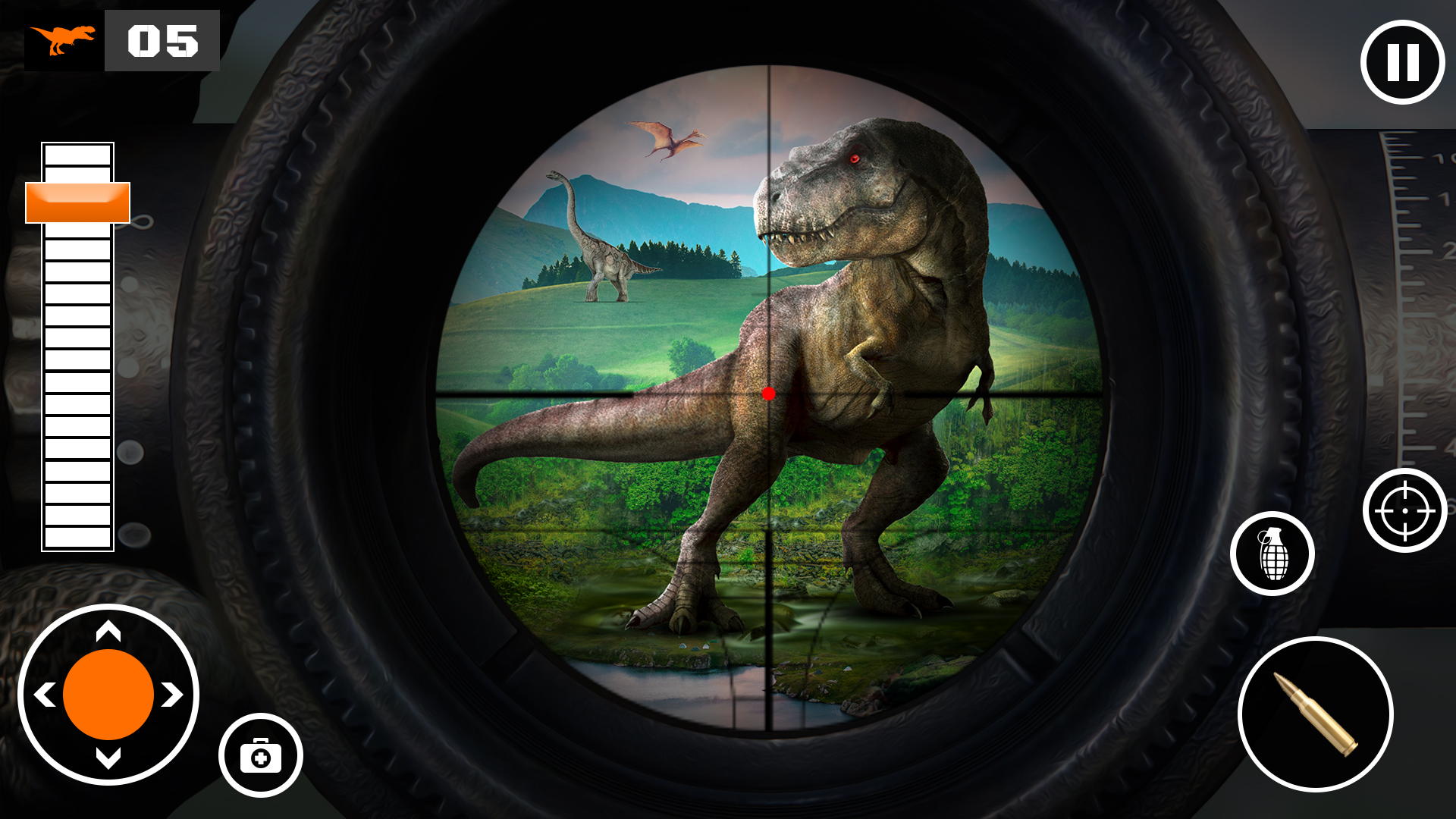 اسکرین شات 4 بازی Dinosaur Shooting Games 3D