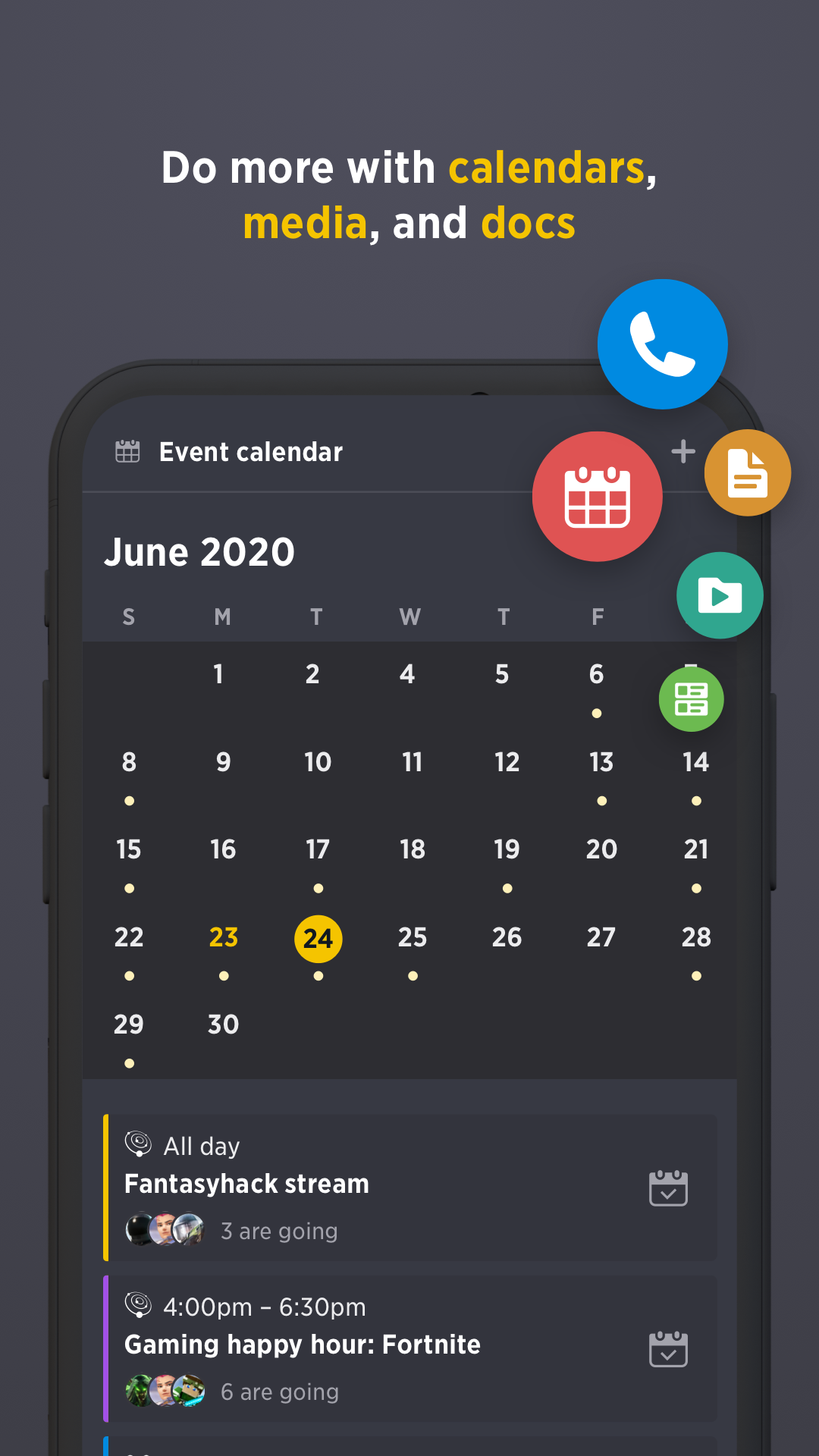 اسکرین شات 4 برنامه Guilded - community chat