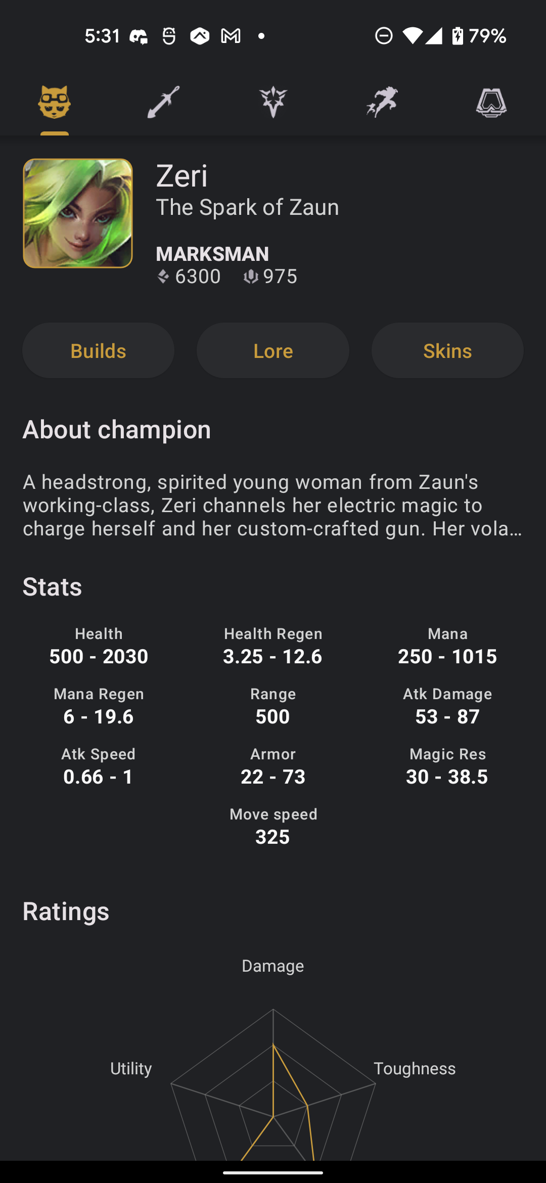 اسکرین شات 5 برنامه LoL Catalyst: Builds for LoL