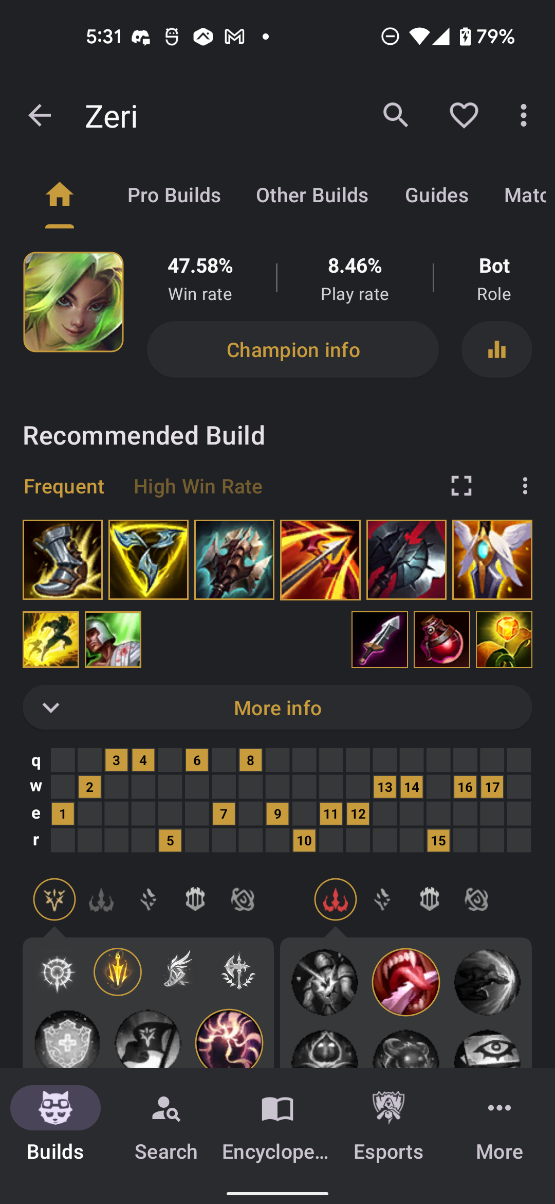 اسکرین شات 2 برنامه LoL Catalyst: Builds for LoL
