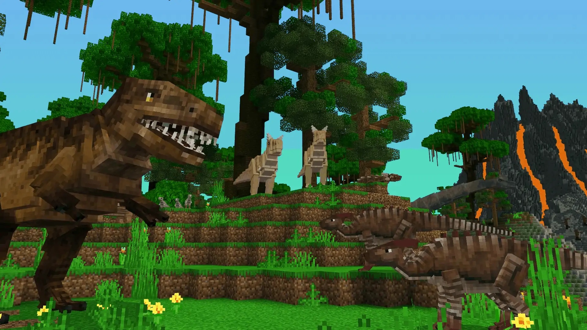 اسکرین شات 1 برنامه Jurassic Craft: Dinosaurs Mods
