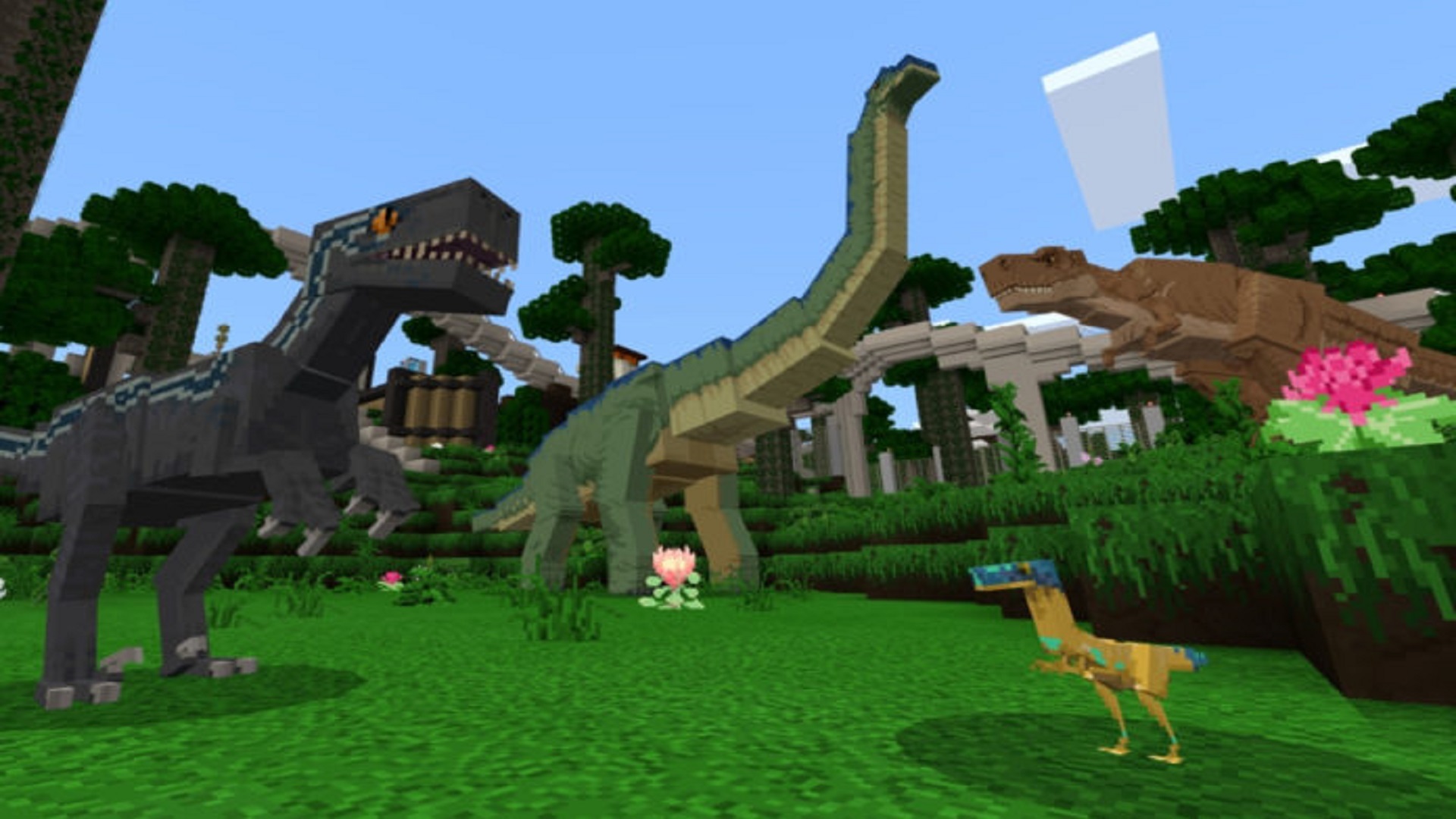 اسکرین شات 2 برنامه Jurassic Craft: Dinosaurs Mods