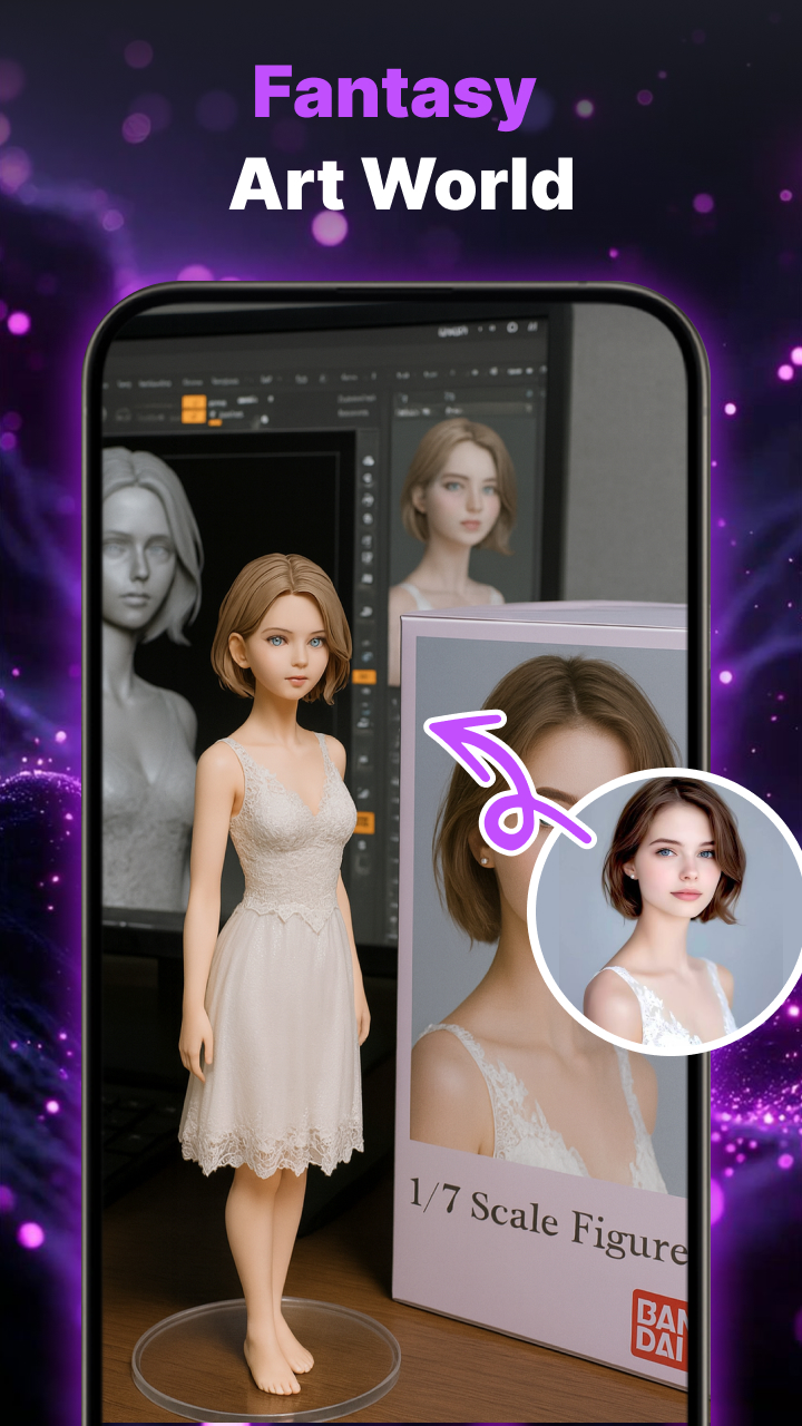 اسکرین شات 1 برنامه AI Image Maker: Photo Generate
