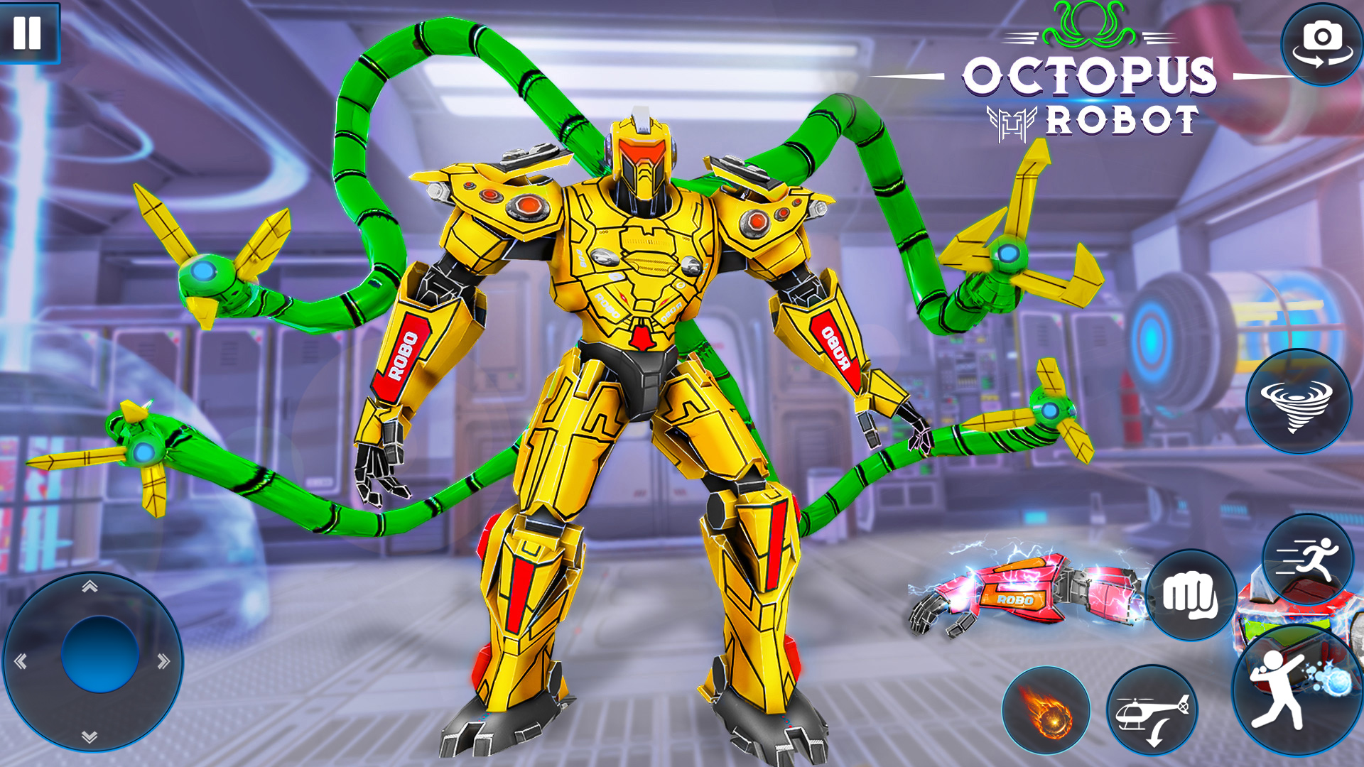 اسکرین شات 6 بازی Octopus Robot Truck Game 2025