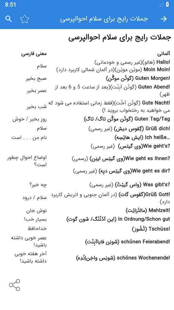 اسکرین شات 10 برنامه آموزش زبان آلمانی