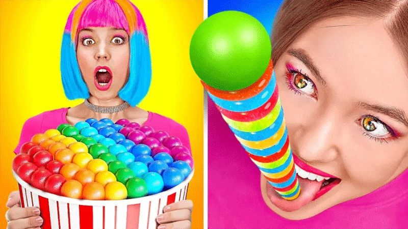 اسکرین شات 6 برنامه ‏چالش غذایی خنده دار 4