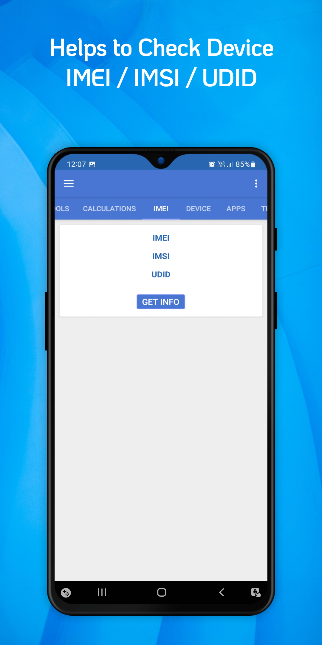 اسکرین شات 3 برنامه Device Info: IMEI & Hardware