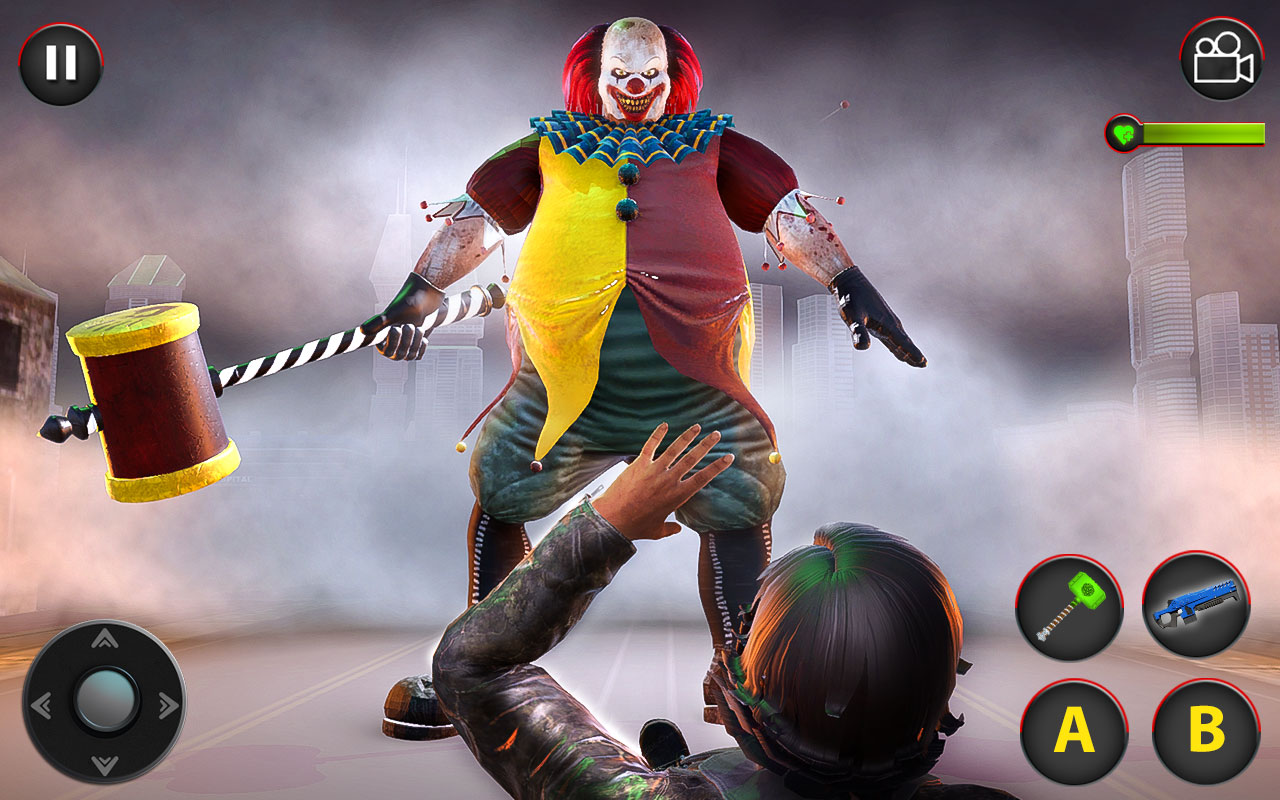 اسکرین شات 4 بازی Scary Clown Horror Games 3D