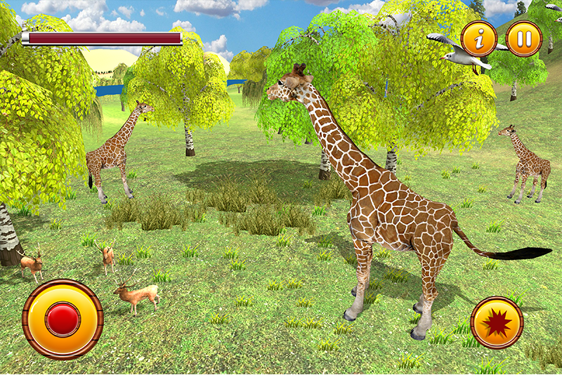 اسکرین شات 8 بازی Giraffe Family Life Jungle Sim