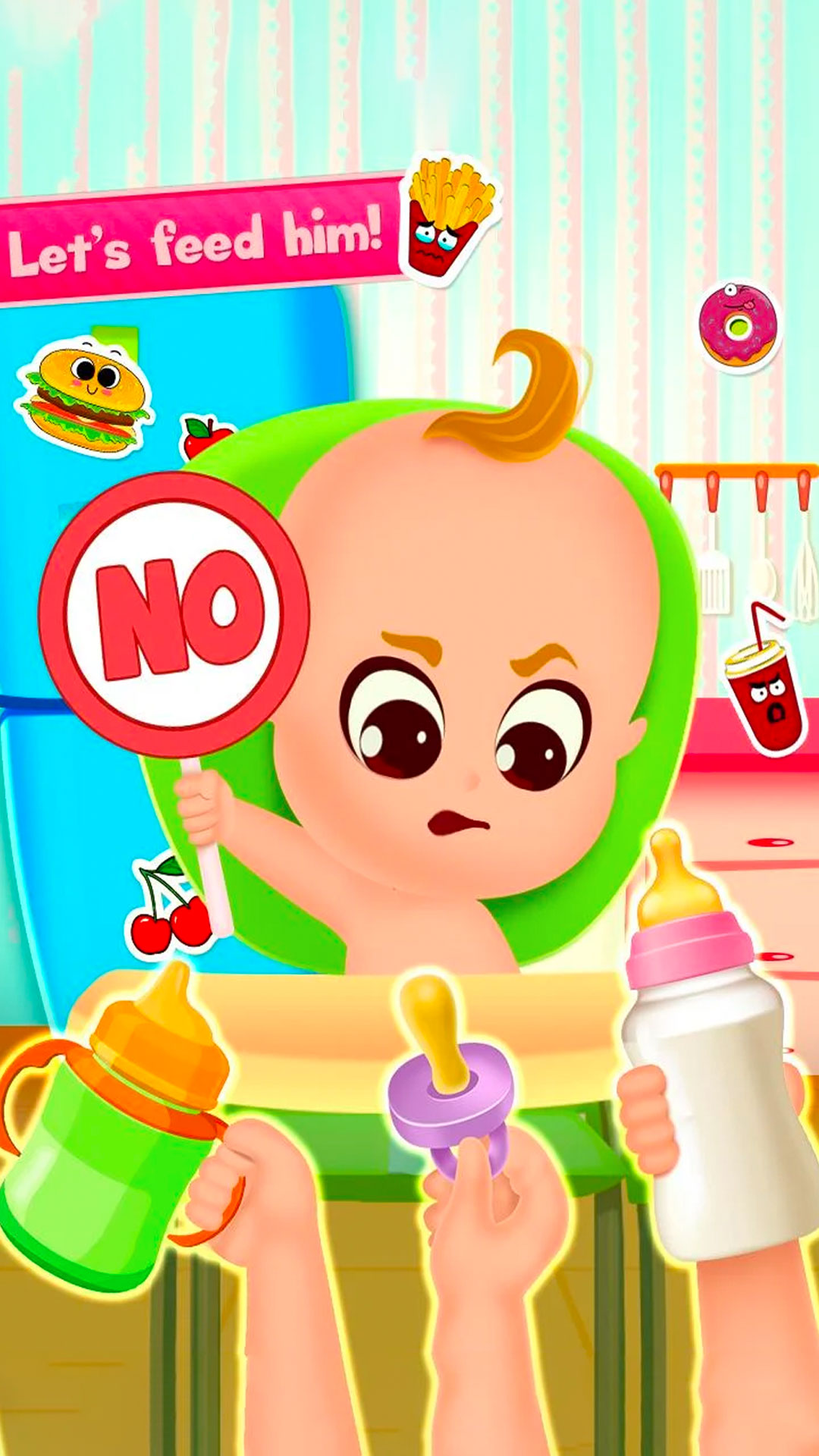 اسکرین شات 2 برنامه Kids Babysitter Daycare Game