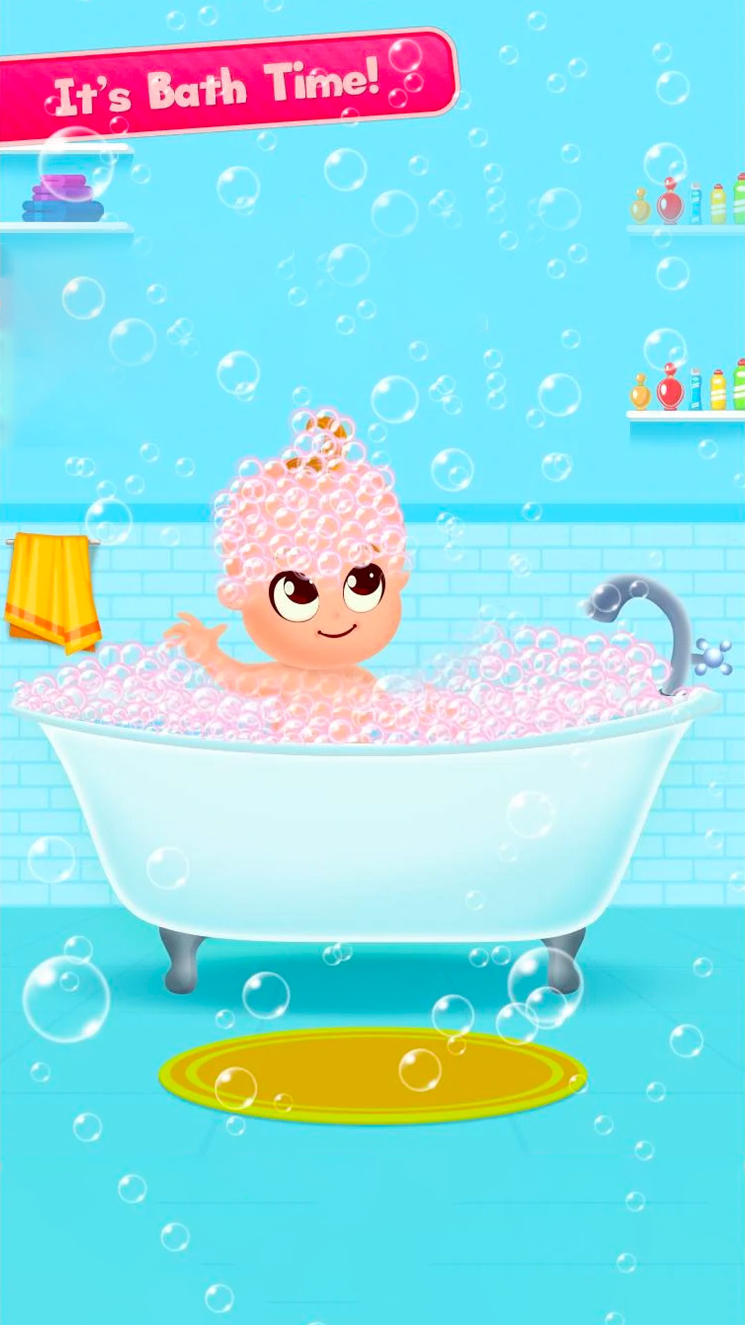 اسکرین شات 1 برنامه Kids Babysitter Daycare Game