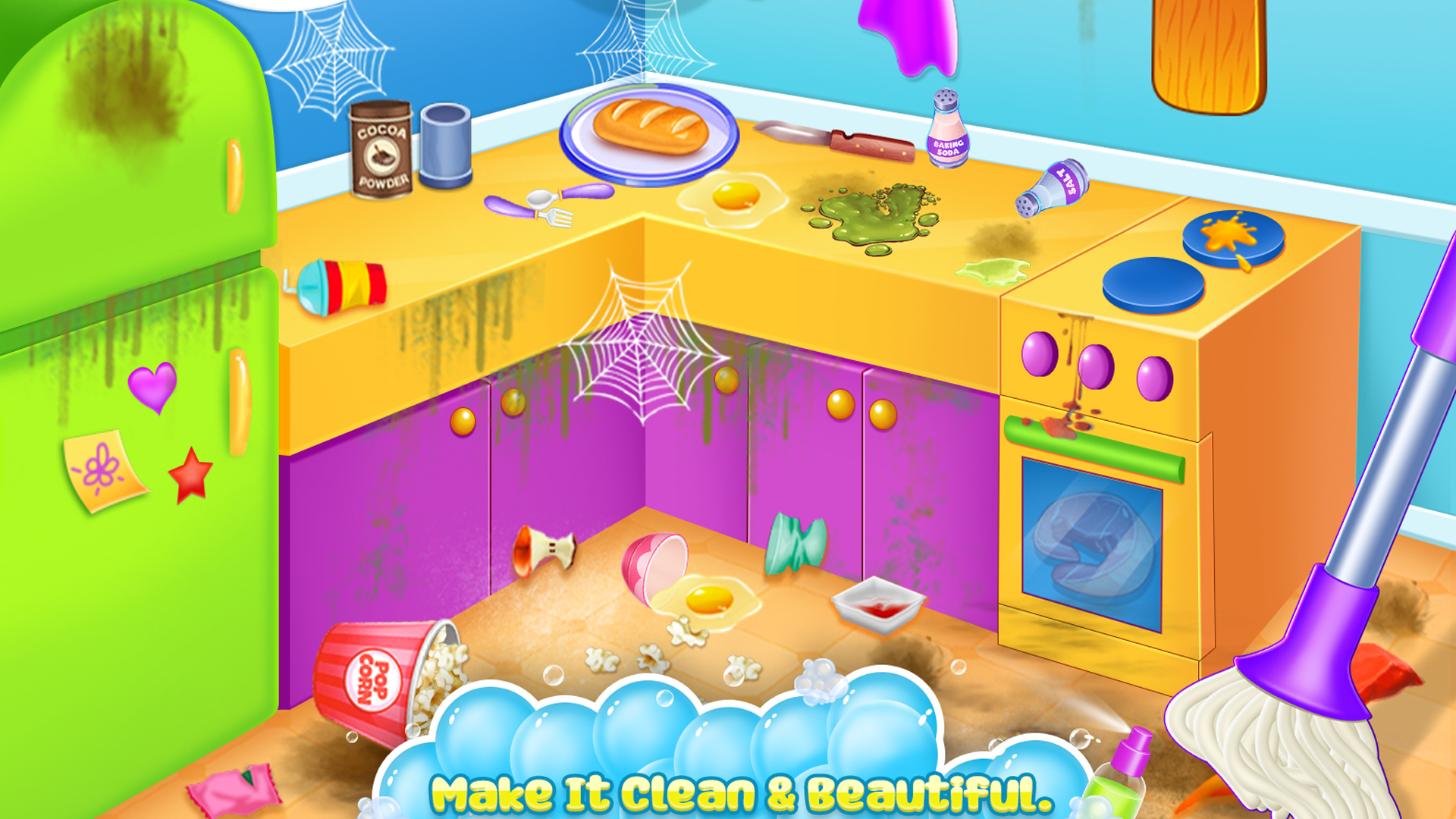 اسکرین شات 1 بازی Baby Girl Home Cleaning Game