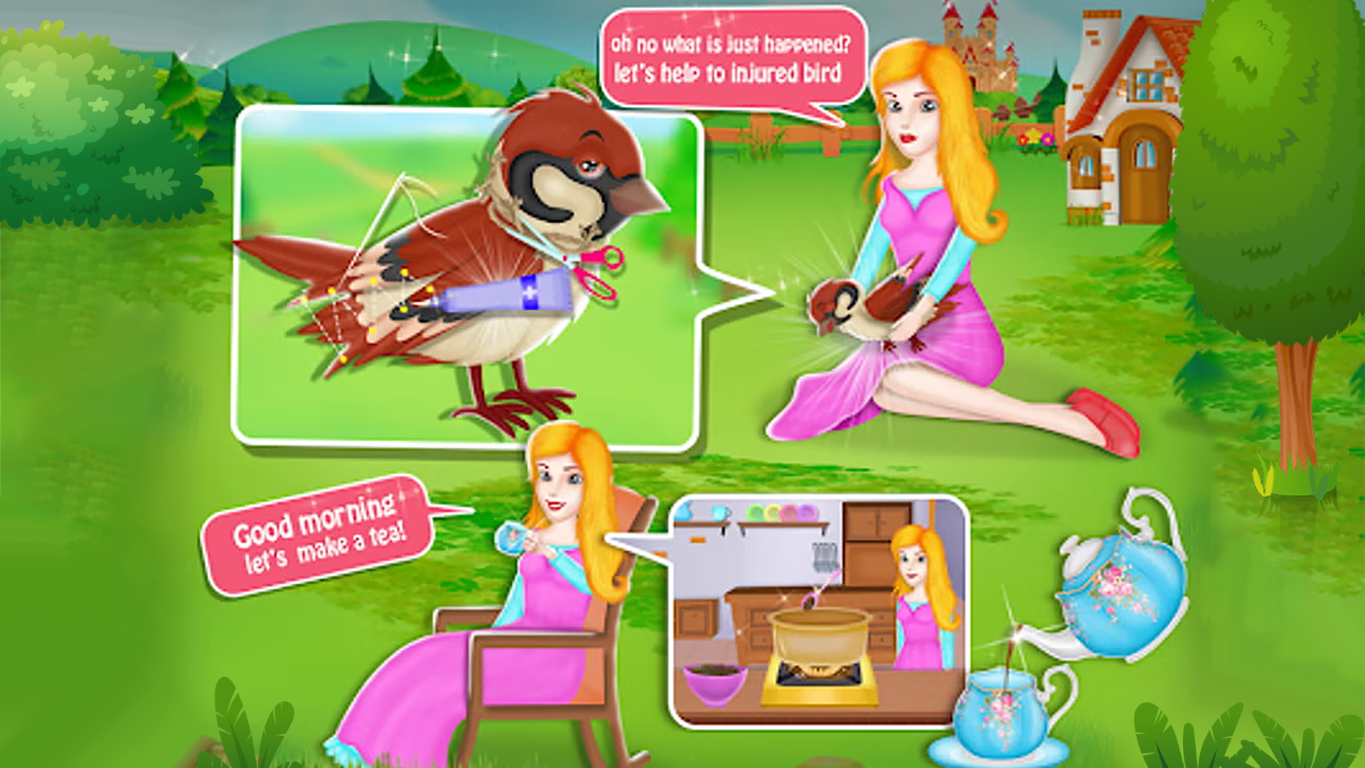 اسکرین شات 4 بازی Baby Princess Story