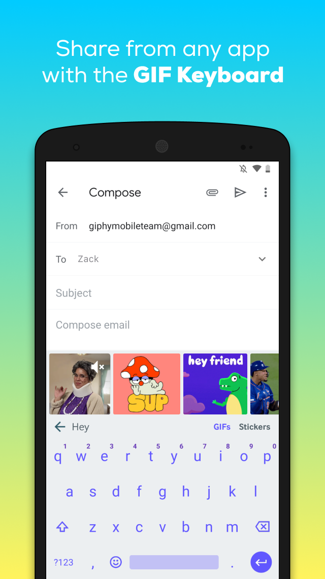 اسکرین شات 6 برنامه GIPHY: GIFs, Stickers & Clips