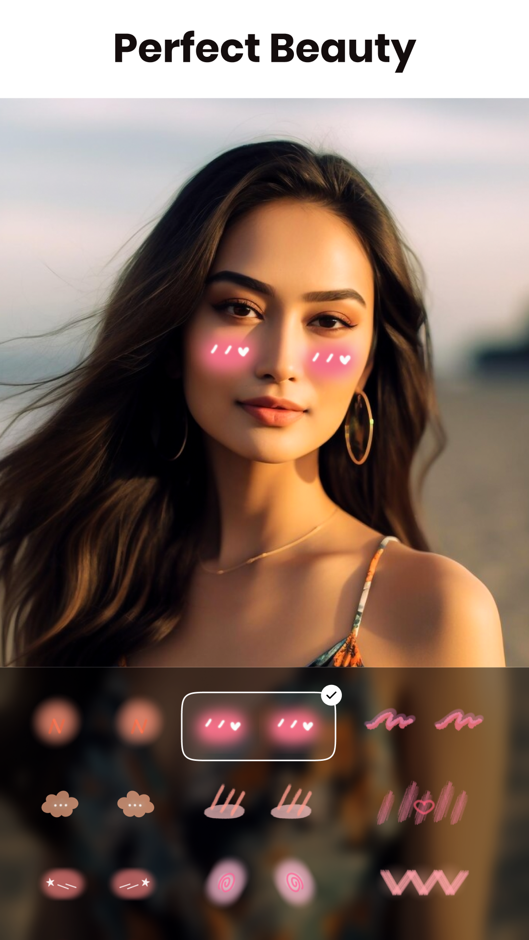 اسکرین شات 6 برنامه Face Makeup Cam - Photo Editor