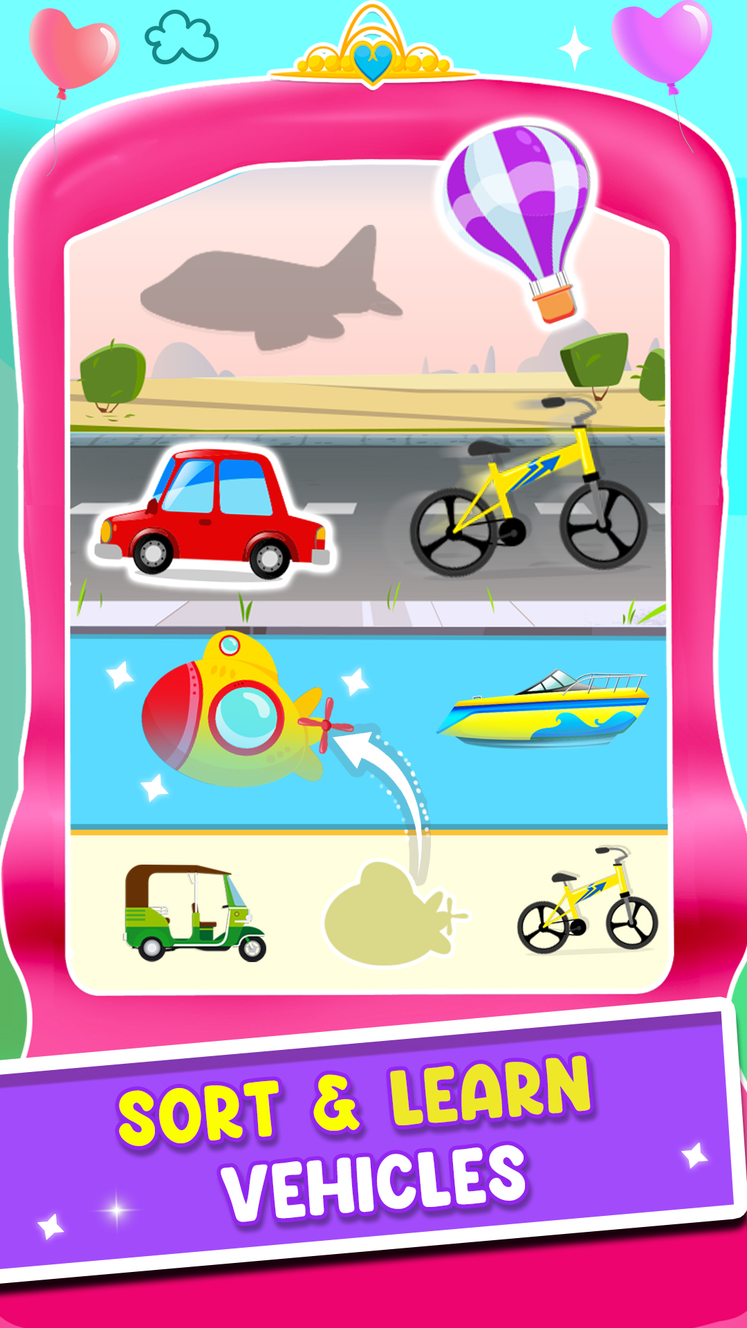 اسکرین شات 8 بازی Musical Princess Car phone Toy