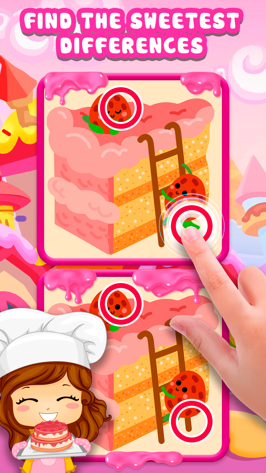 اسکرین شات 4 بازی Spot 5 Differences Girls Games