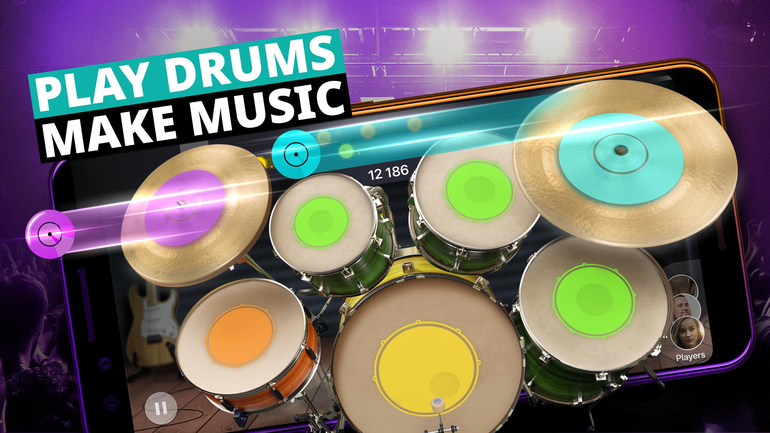 اسکرین شات 1 بازی Drum Kit Music Games Simulator