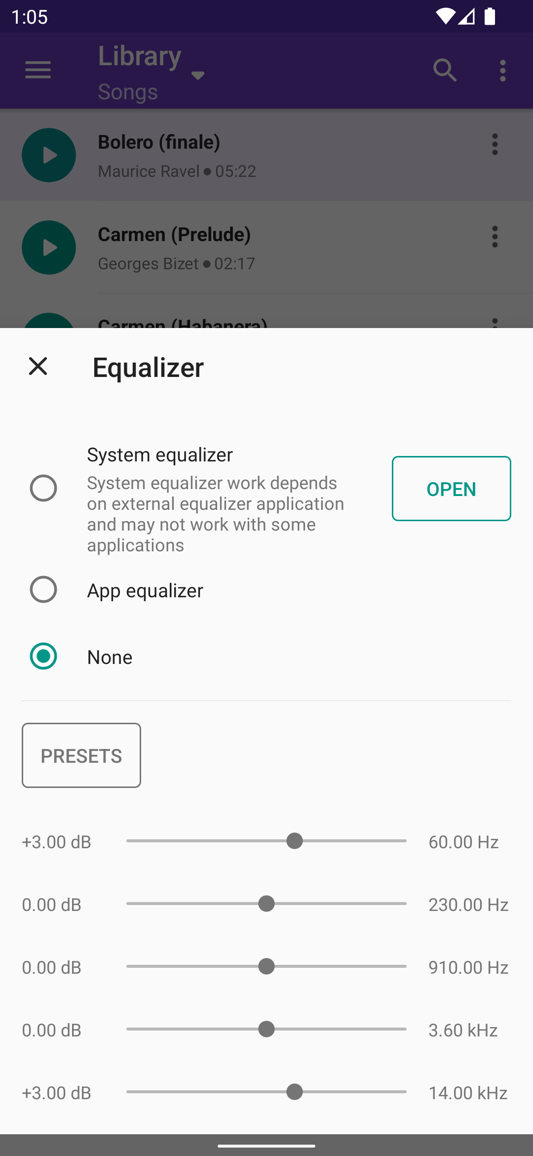 اسکرین شات 8 برنامه Simple Music Player