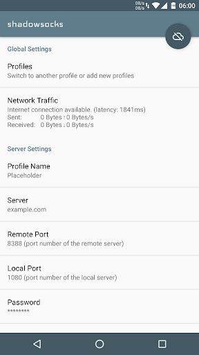 اسکرین شات 1 برنامه Shadowsocks