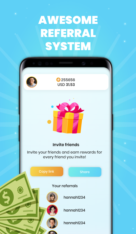 اسکرین شات 6 بازی Earn money Givvy Higher Lower