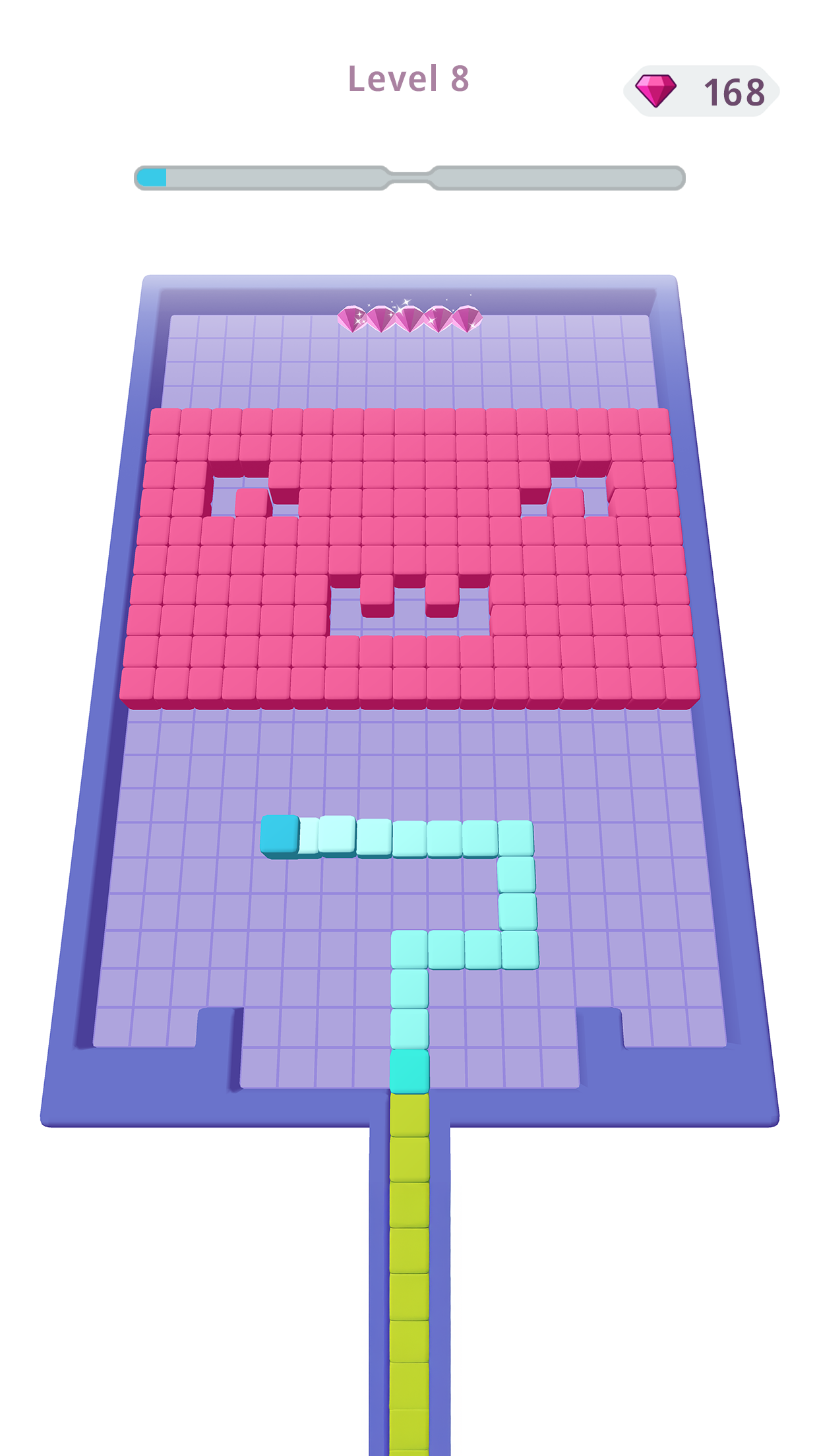 اسکرین شات 1 بازی Color Fill 3D